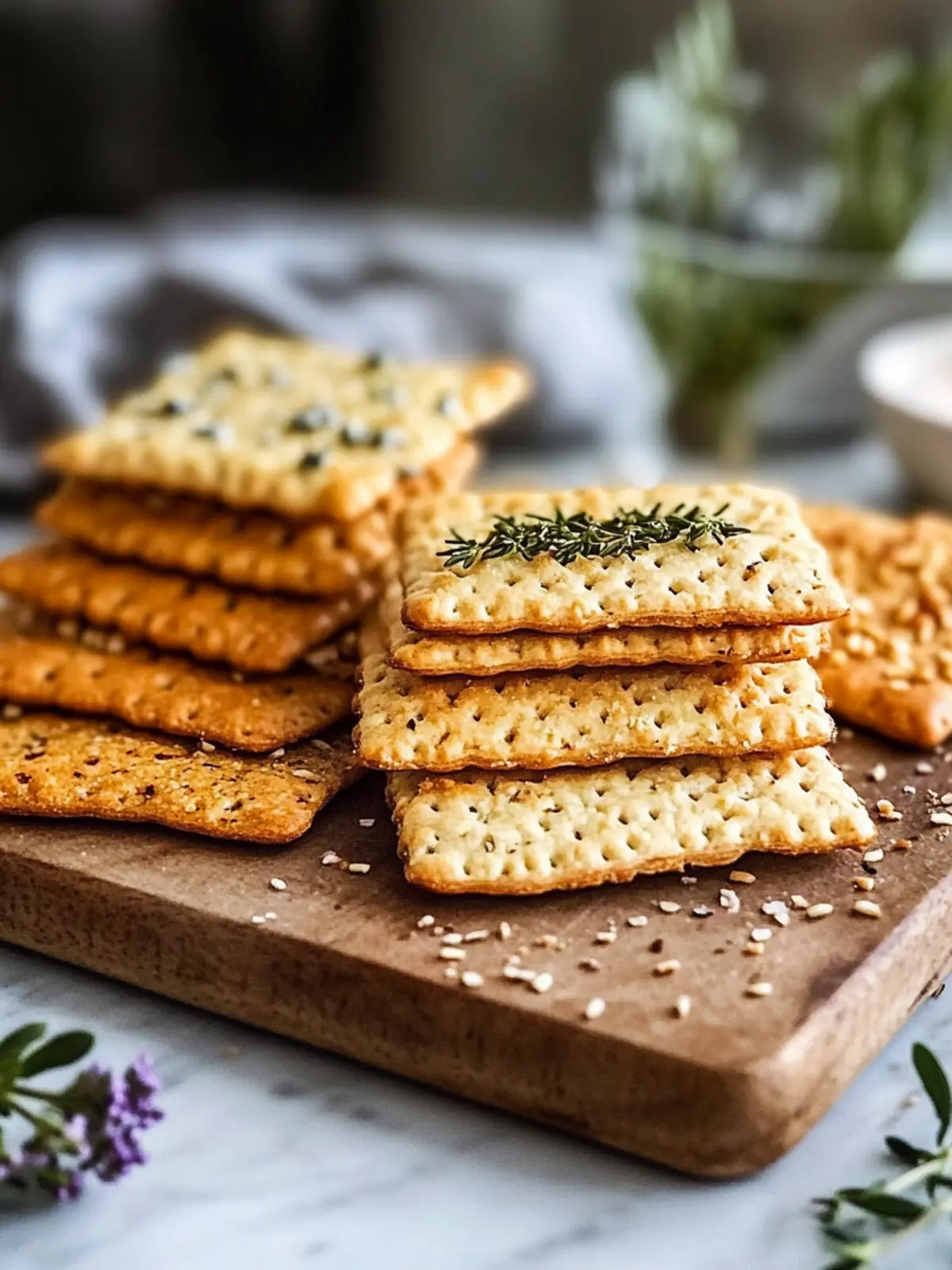 Homemade Artisan Crackers 4 Flavors: Snack Your Heart Out 3 Homemade Artisan Crackers 4 Flavors