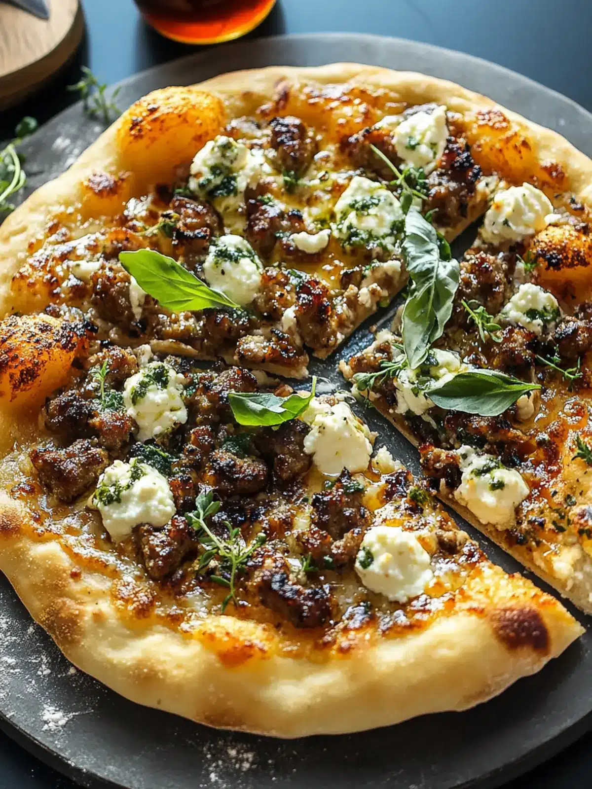 Sausage Ricotta Honey Hot Pizza: Your New Favorite Slice 3 Sausage Ricotta Honey Hot Pizza