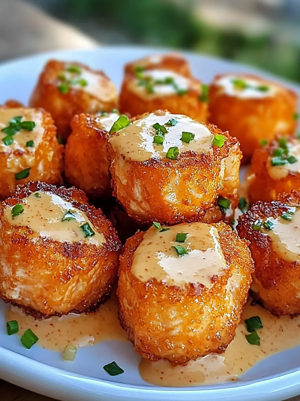Crispy Bang Bang Salmon Bites