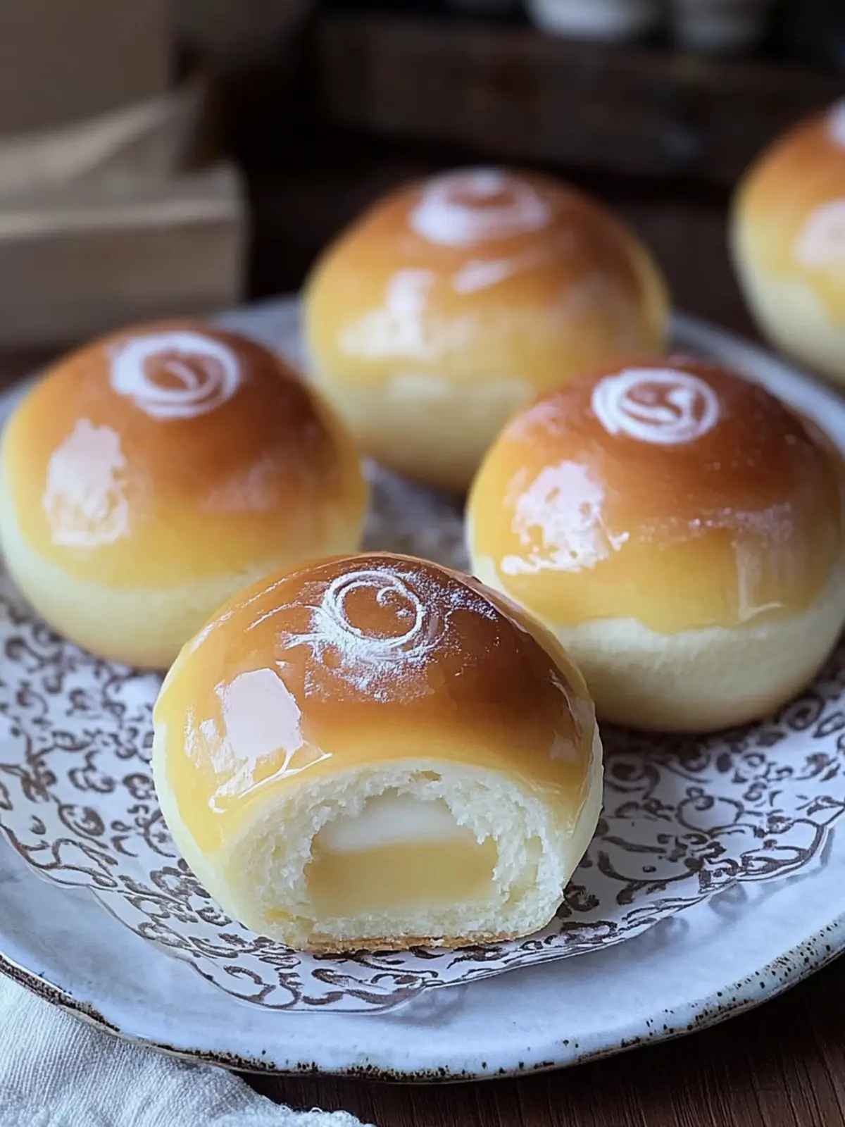 Baked Custard Bun: Your New Favorite Homemade Treat 2 Baked Custard Bun