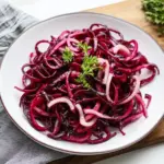 Roasted Spiralized Beets with Honey Mustard Vinaigrette Delight 7 Roasted Spiralized Beets with Honey Mustard Vinaigrette