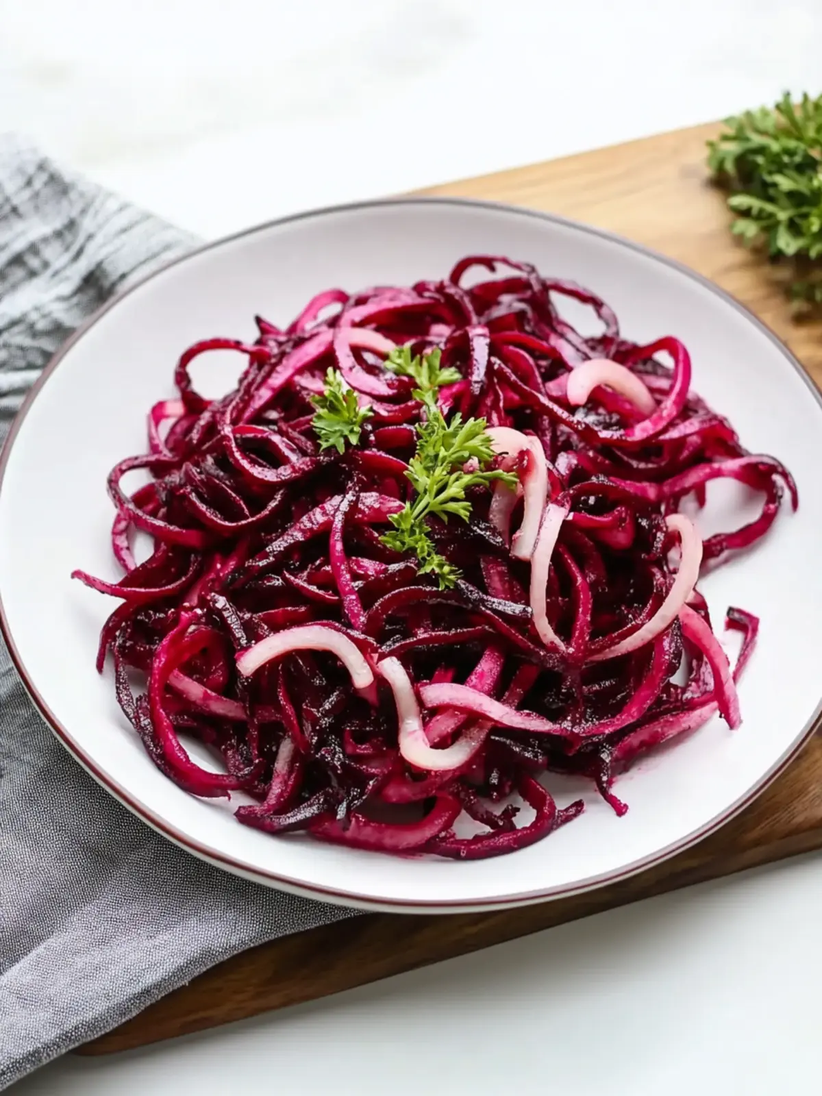 Roasted Spiralized Beets with Honey Mustard Vinaigrette Delight 5 Roasted Spiralized Beets with Honey Mustard Vinaigrette