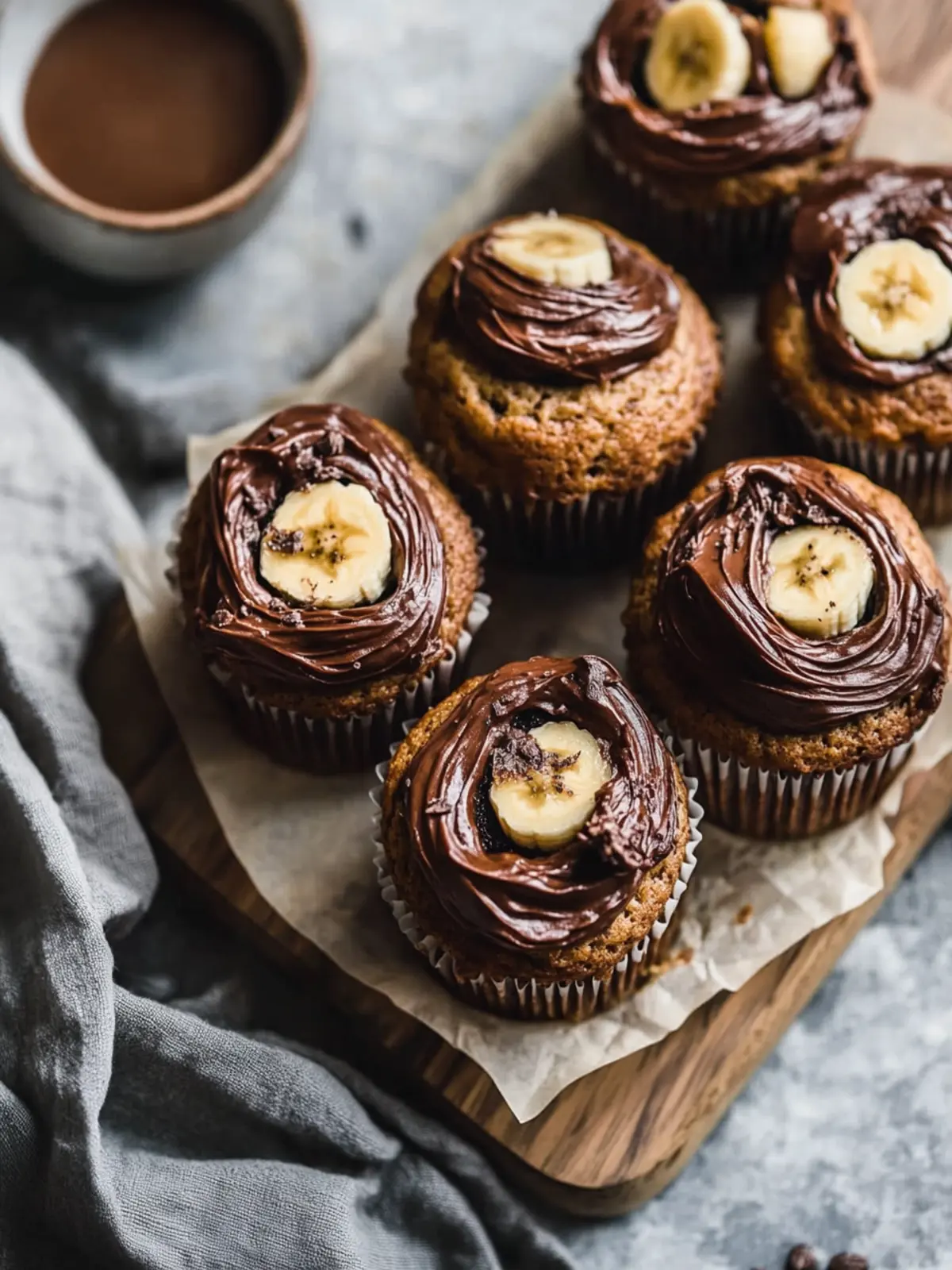 Decadent Banana Nutella Muffins for a Sweet Morning Treat 4 Banana Nutella Muffins