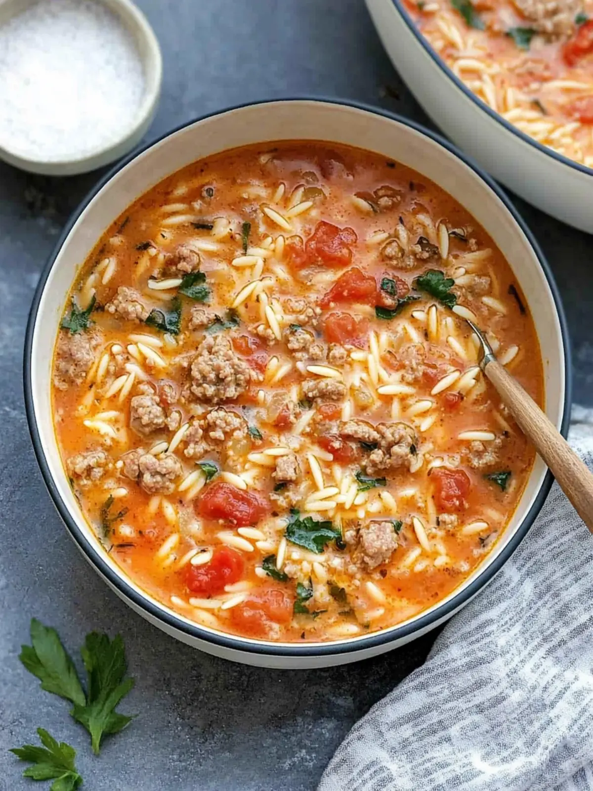Warm Up with Hearty Italian Sausage Orzo Soup Tonight 4 Italian Sausage Orzo Soup