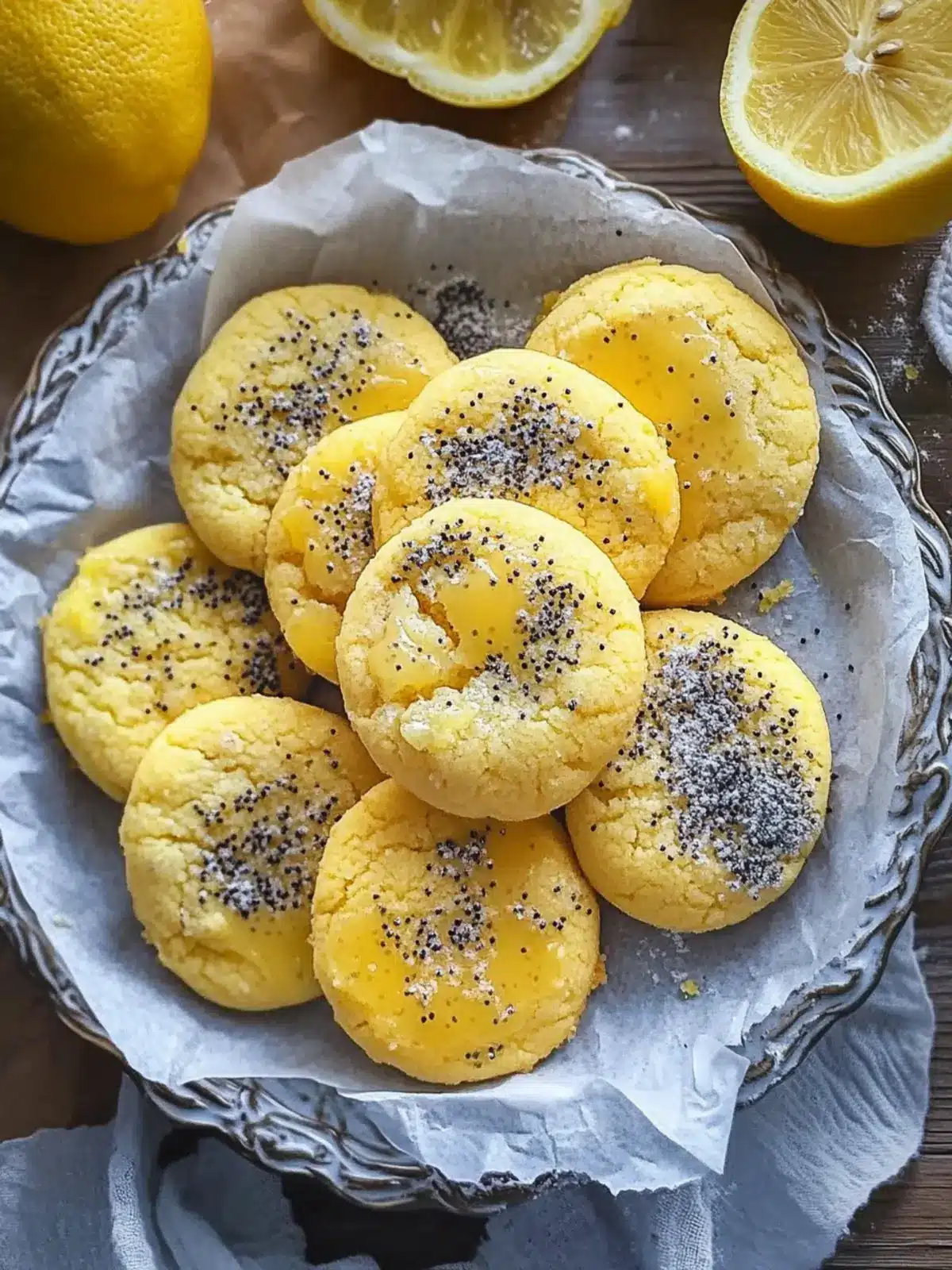 Lemon Curd Cookies with Crunchy Poppy Seeds Delight 3 Lemon Curd Cookies