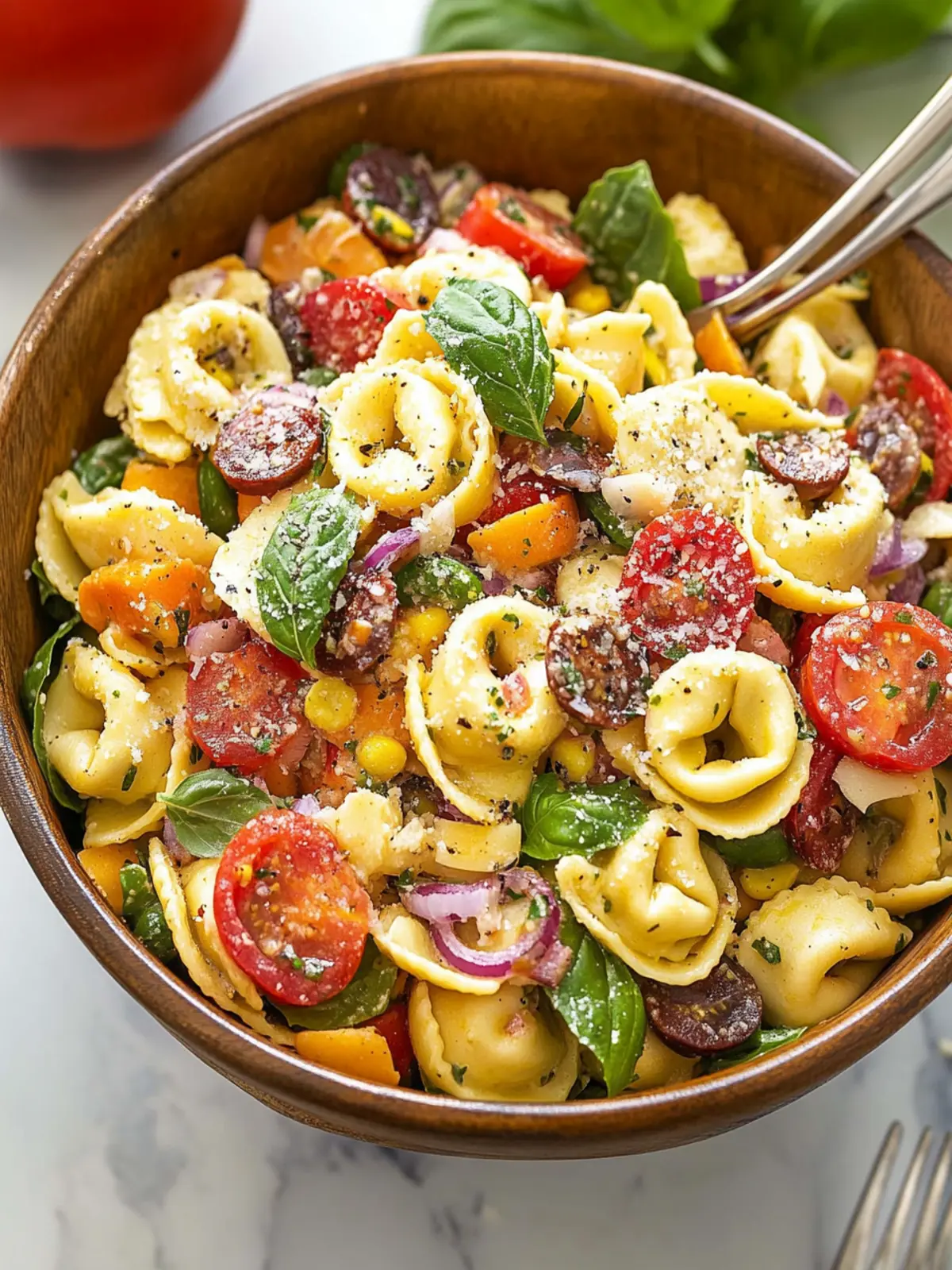 Delicious Tortellini Pasta Salad You’ll Want Every Day 2 Tortellini Pasta Salad