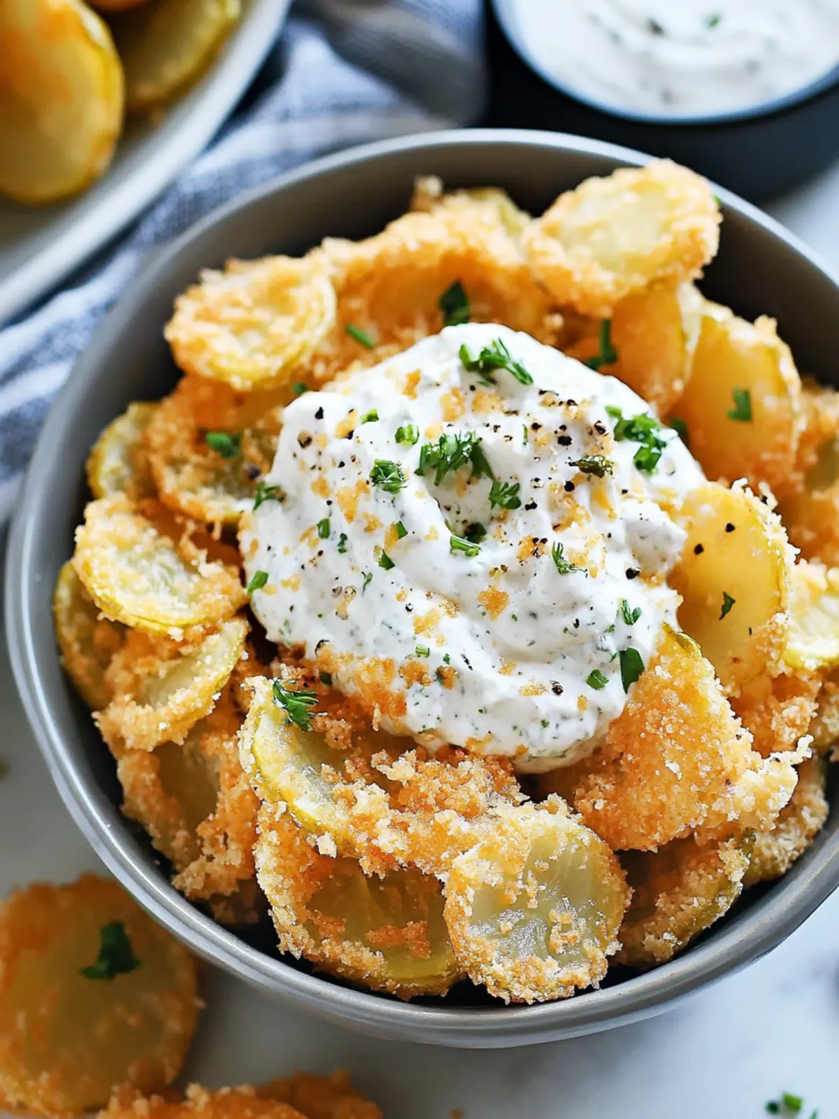 Fried Pickle Ranch Dip: Irresistibly Creamy Appetizer Joy 4 Fried Pickle Ranch Dip