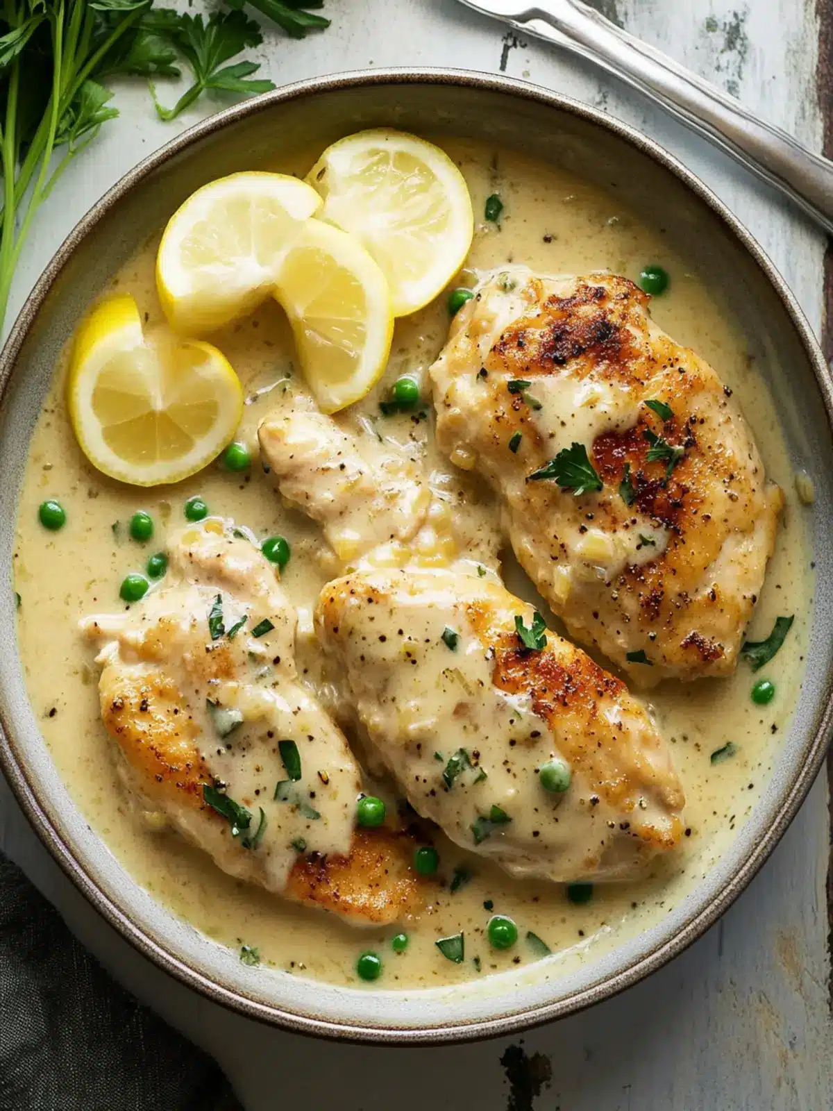Chicken in White Wine Sauce
