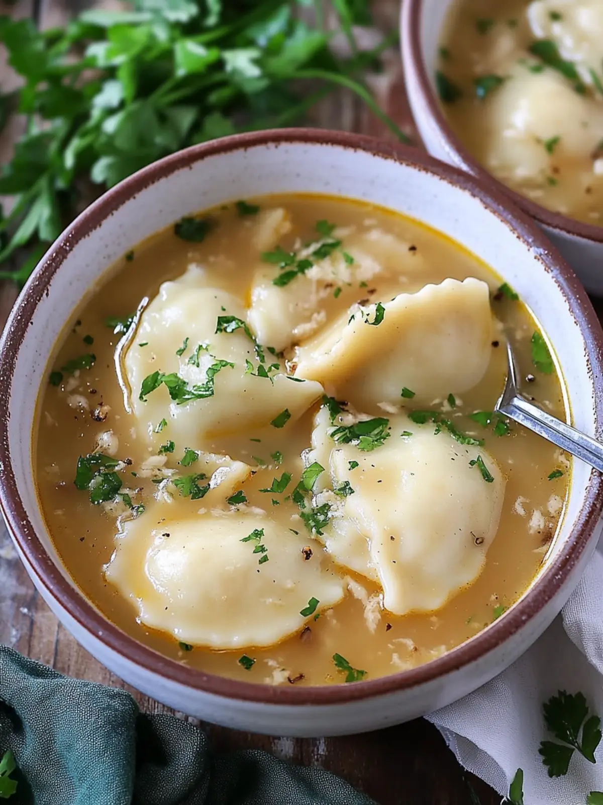 Cozy 15-Minute Pierogi Soup for Quick, Heartwarming Meals 4 Pierogi Soup