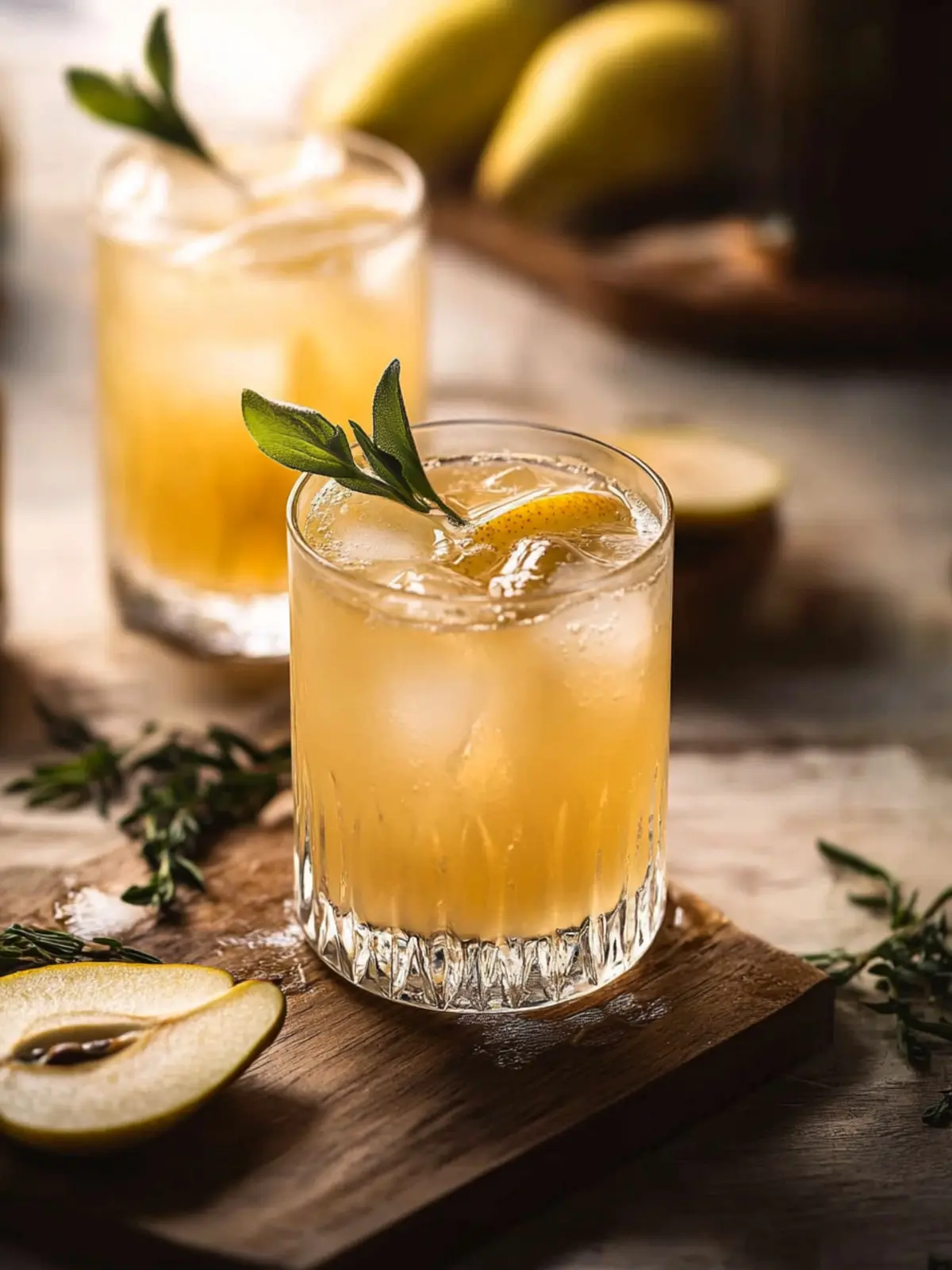 Sparkling Vanilla Pear Mocktails to Refresh Your Fall Gatherings 2 Sparkling Vanilla Pear Mocktails
