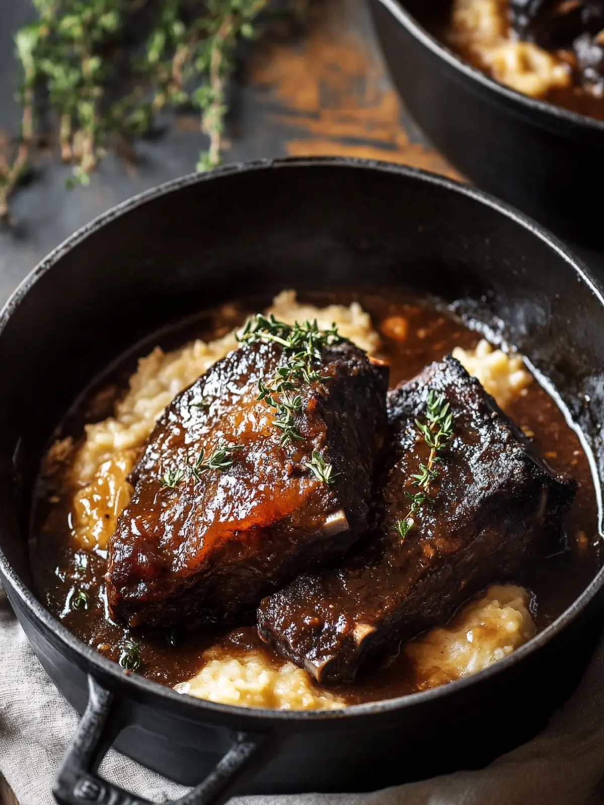 Flavorful Beef Short Ribs in Dutch Oven