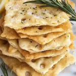 Delightfully Crispy Lemon Rosemary Flatbread Crackers Recipe 15 Lemon Rosemary Flatbread Crackers