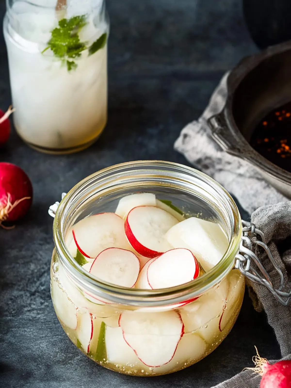 Deliciously Tangy Pickled Daikon Radish for Your Table 2 Pickled Daikon Radish