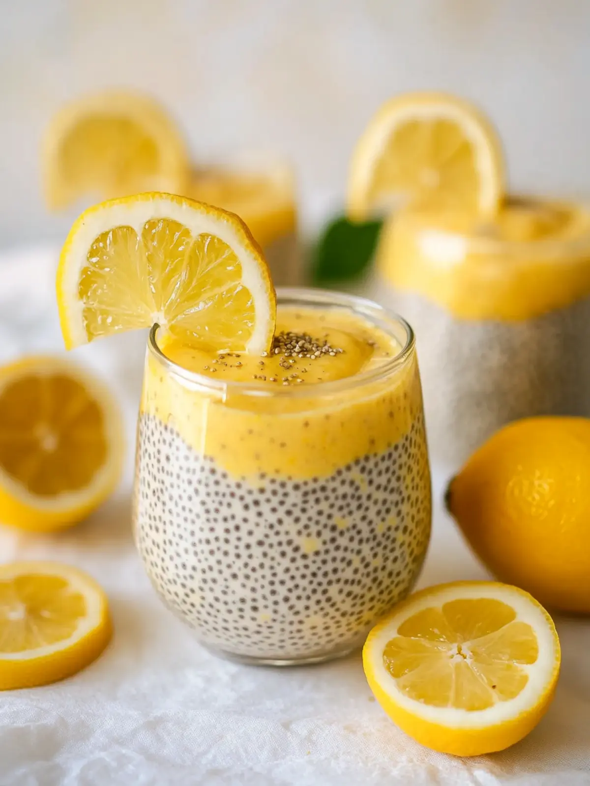Deliciously Creamy Lemon Chia Pudding for a Refreshing Treat 5 Lemon Cream Chia Pudding