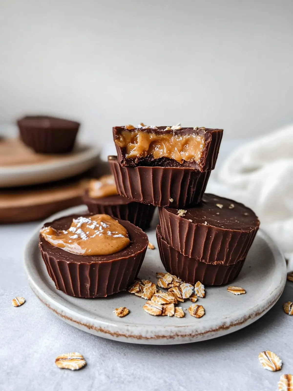 Delicious Peanut Butter Oat Cups Ready in 20 Minutes 4 Peanut Butter Oat Cups
