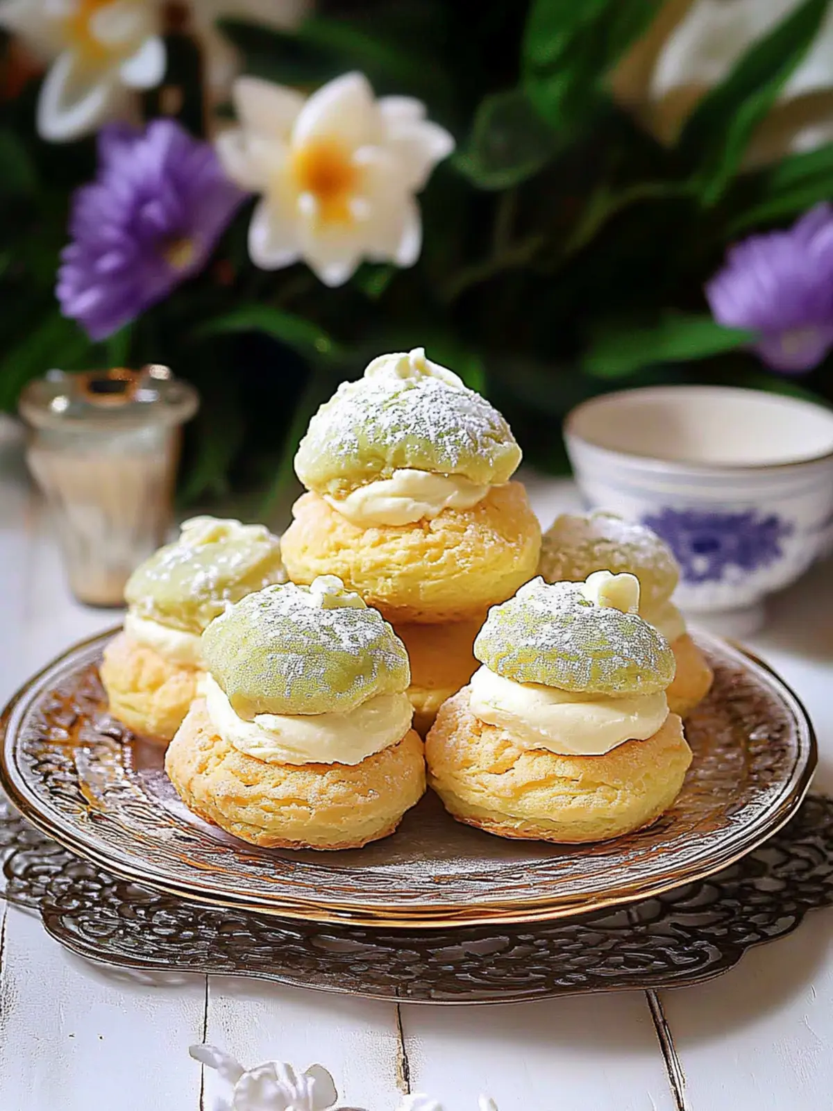 Tinker Bell’s Passionfruit Cream Puffs