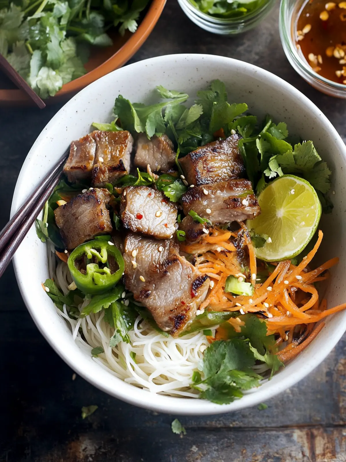 Lemongrass Pork Vietnamese Noodle Salad for Fresh Flavor Bliss 4 Lemongrass Pork Vietnamese Noodle Salad