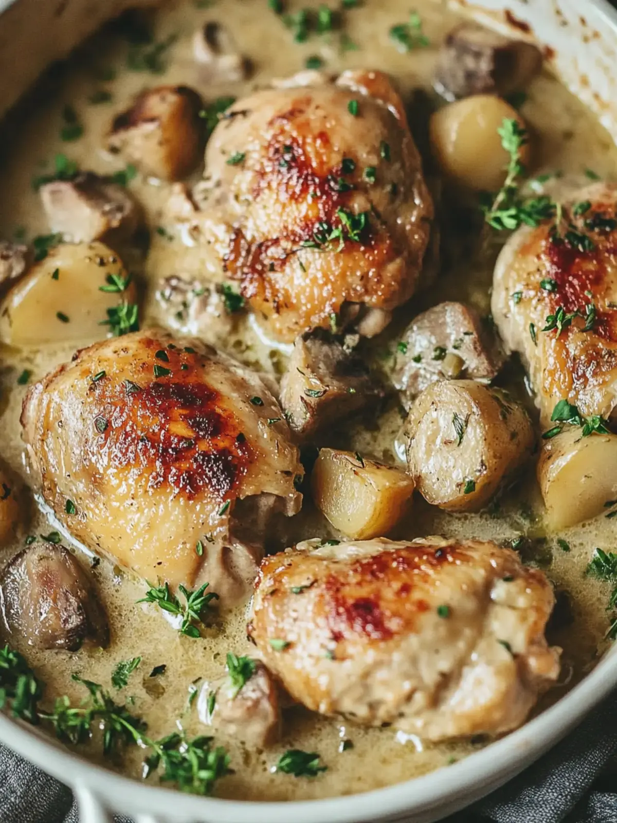 Coq au Vin Blanc