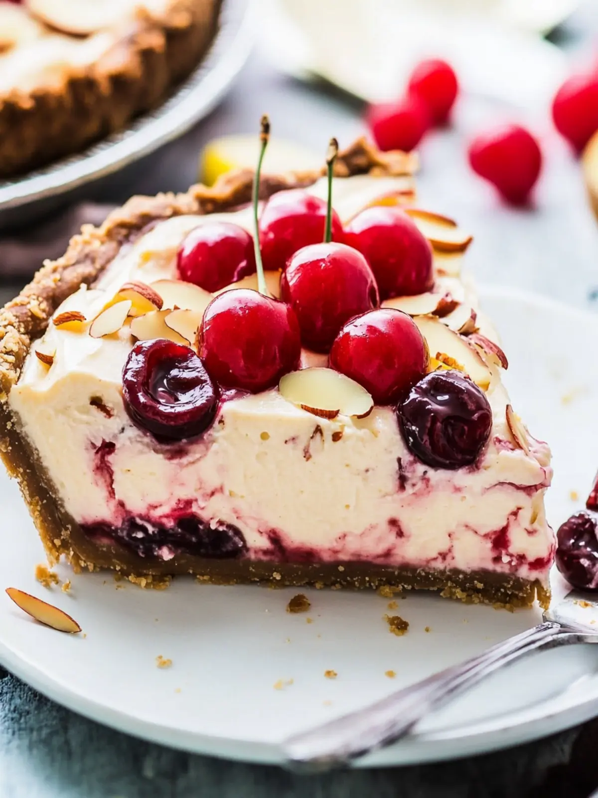 Delight in Cherry Almond Mousse Pie: A Blissful Treat 3 Cherry Almond Mousse Pie