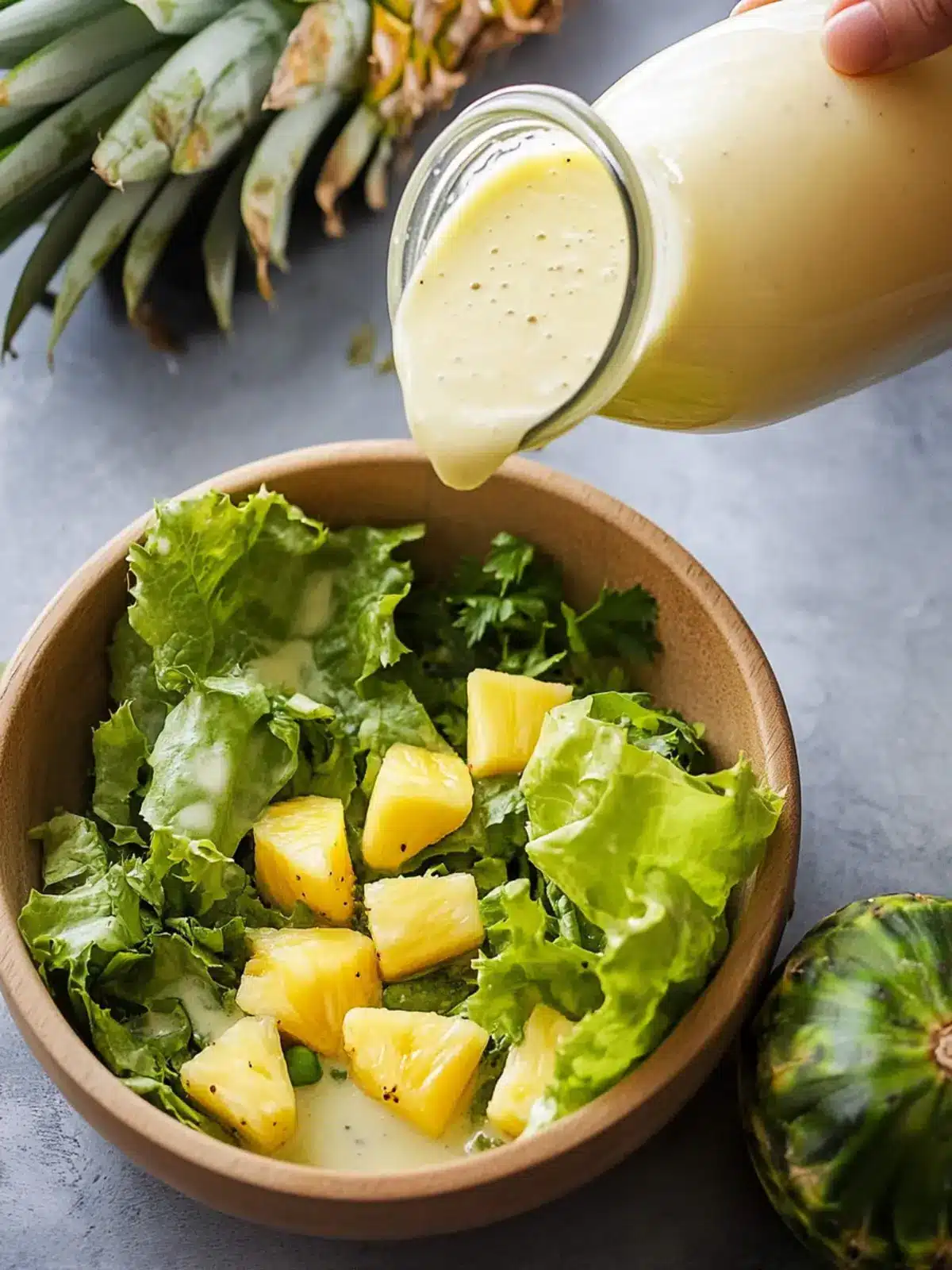 Creamy Pineapple Salad Dressing for a Tropical Flavor Boost 2 Pineapple Salad Dressing