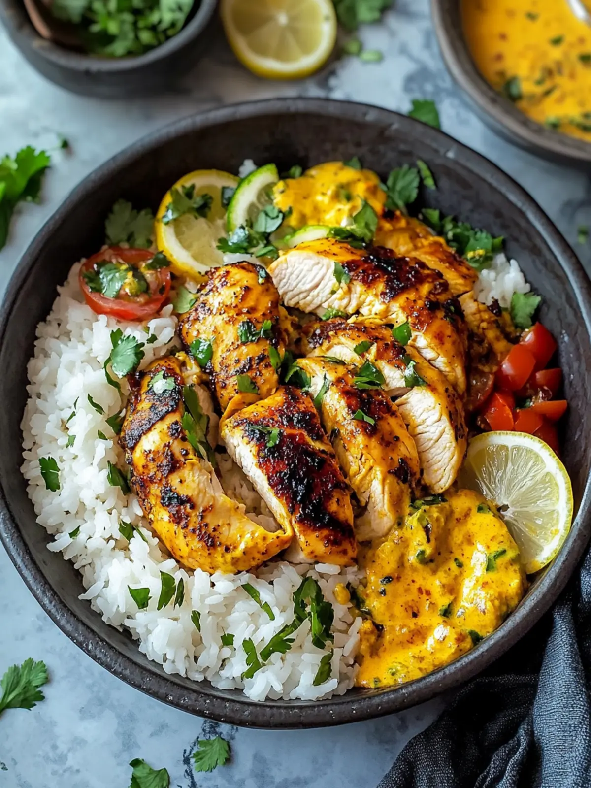 Creamy Peri Peri Chicken with Rice