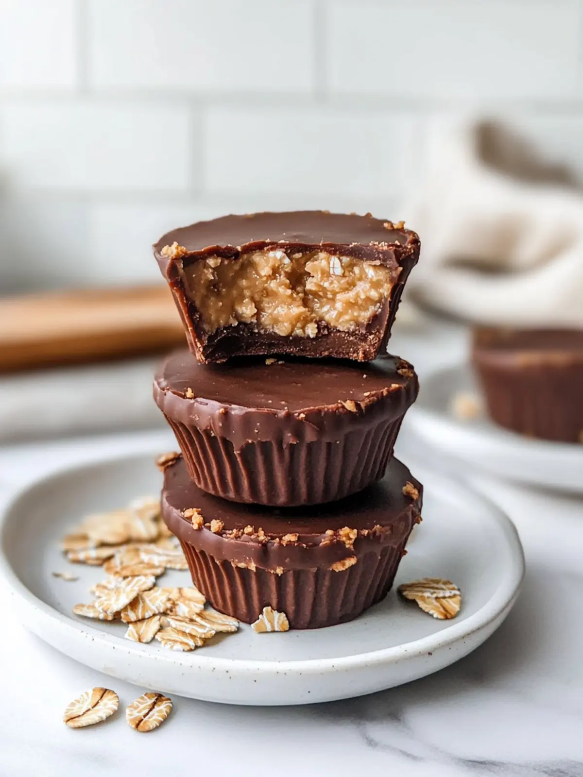 Delicious Peanut Butter Oat Cups Ready in 20 Minutes 2 Peanut Butter Oat Cups