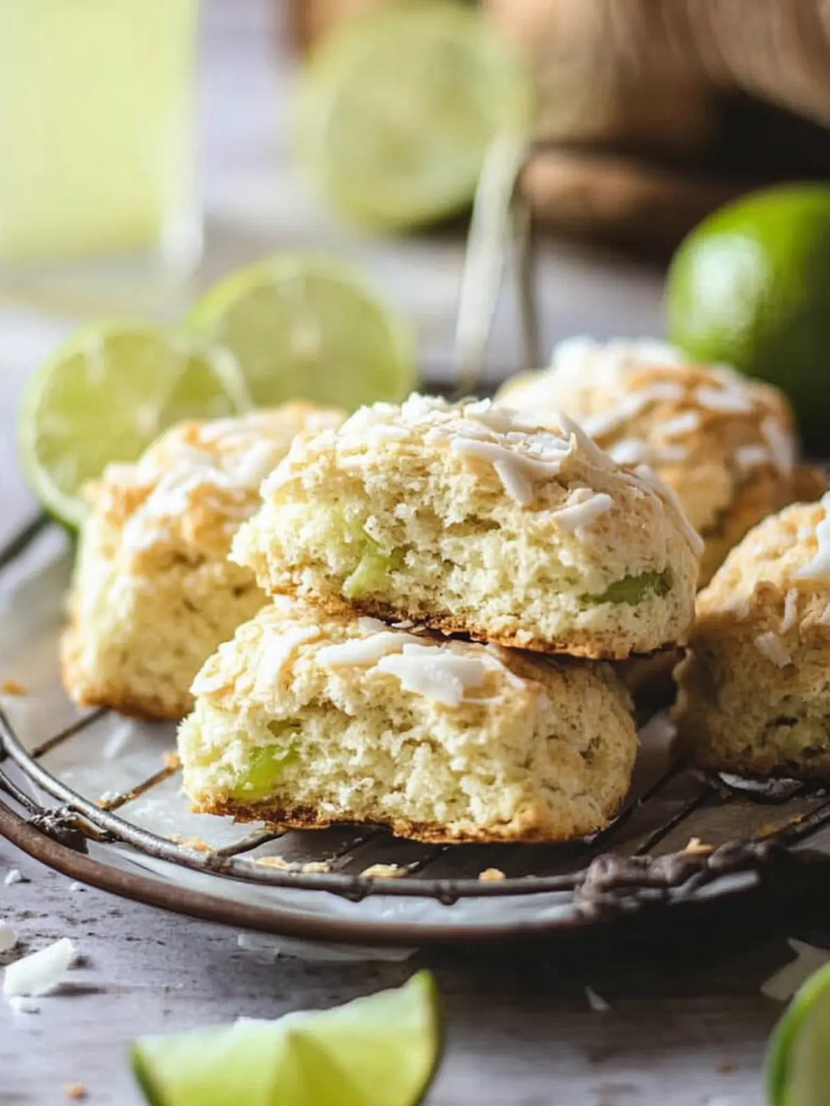 Coconut Scones with Lime – A Tropical Twist You’ll Love 4 Coconut Scones with Lime