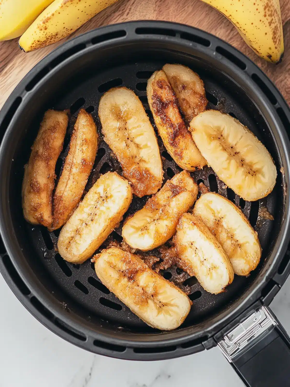 Irresistibly Sweet Air Fryer Bananas in Just 13 Minutes 2 Air Fryer Bananas