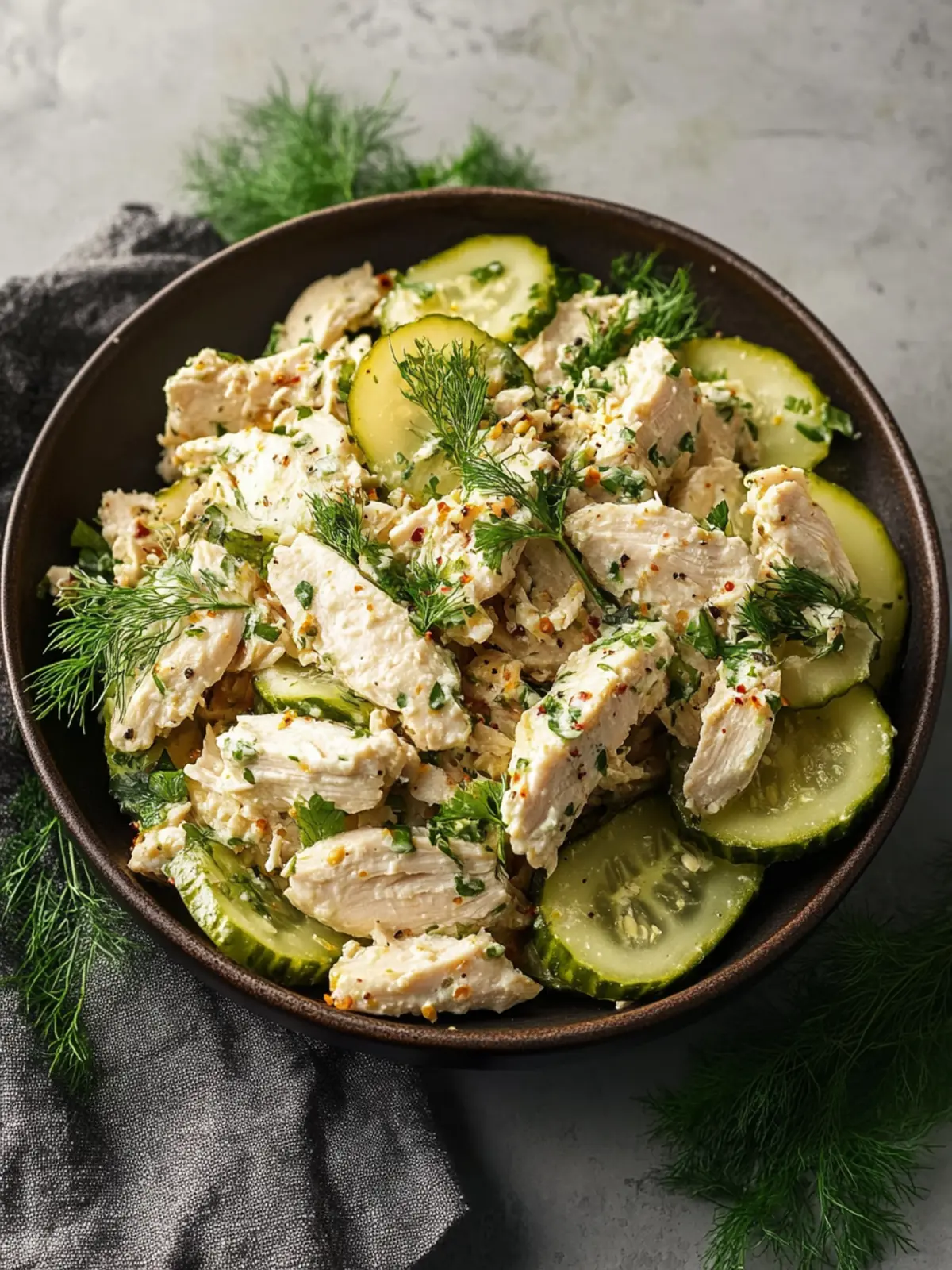 High-Protein Dill Pickle Chicken Salad for Quick Meal Prep 3 High-Protein Dill Pickle Chicken Salad