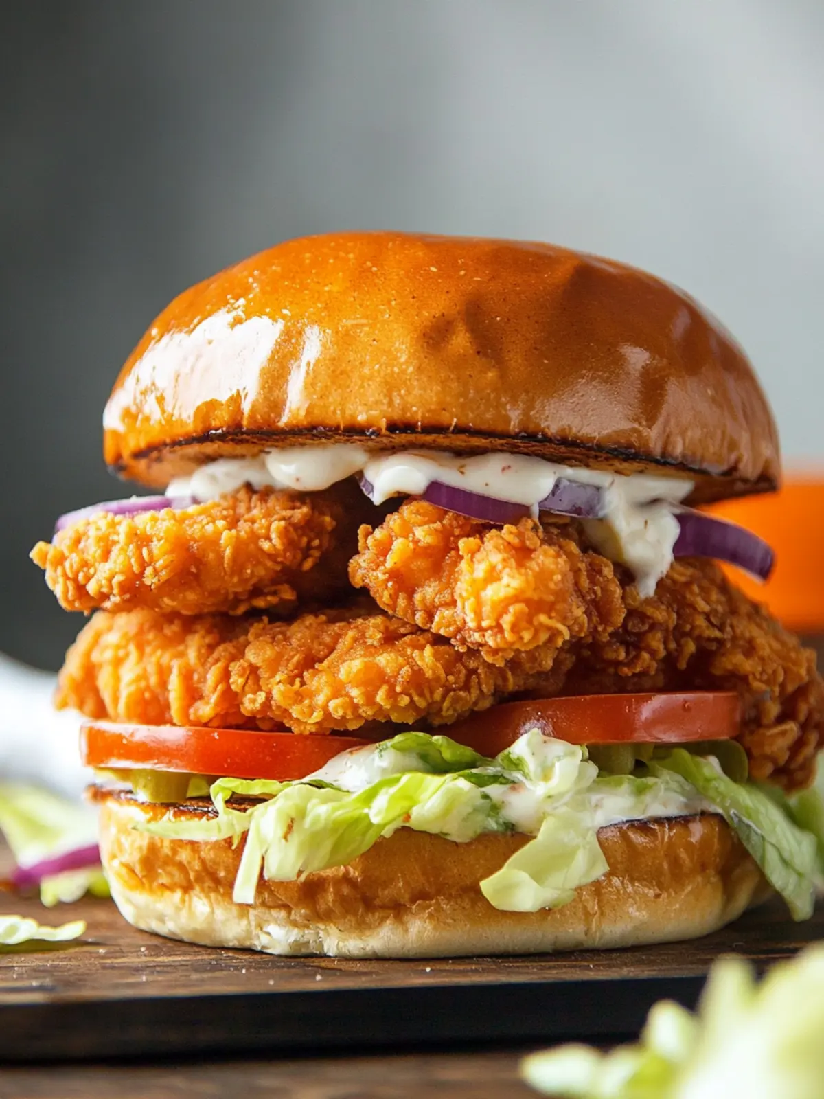 Irresistible Crispy Chicken Sandwich with Dill Sauce Delight 3 Crispy Chicken Sandwich