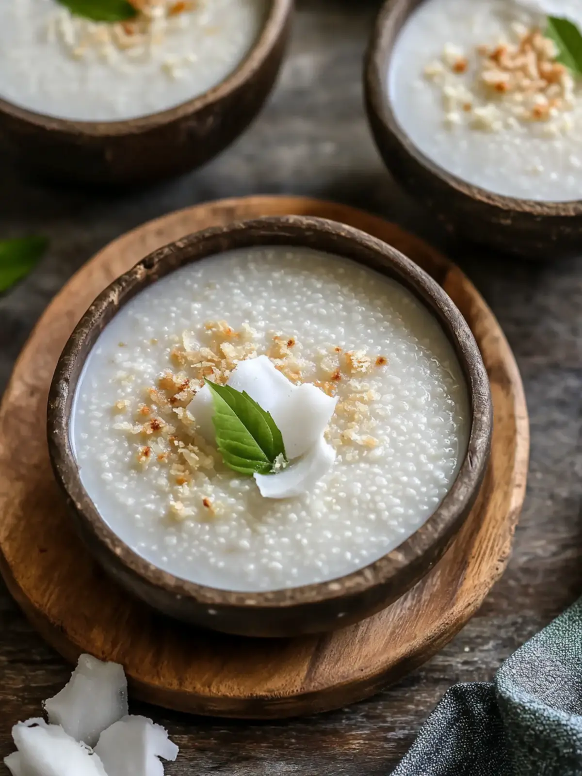 Refreshing Thai Coconut Sago Pudding for a Vegan Delight 2 Thai Coconut Sago Pudding