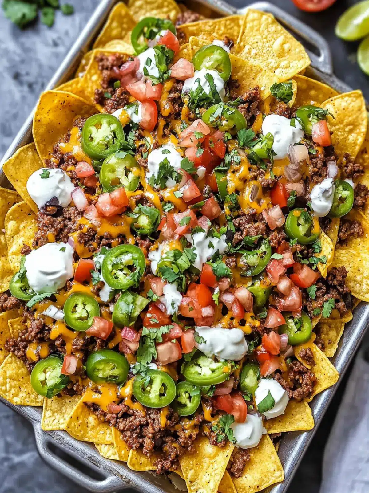 Easy Ground Beef Loaded Nachos That Impress Every Time 2 Easy Ground Beef Loaded Nachos