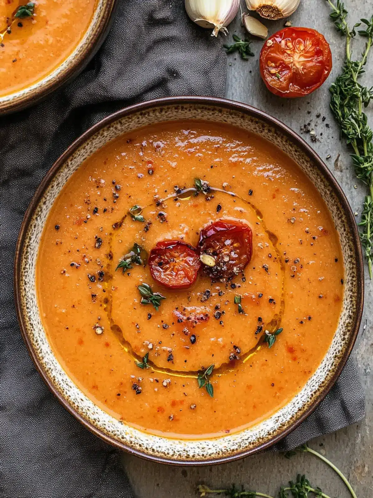 Creamy Roasted Garlic Tomato Soup That Warms Your Soul 2 Creamy Roasted Garlic Tomato Soup