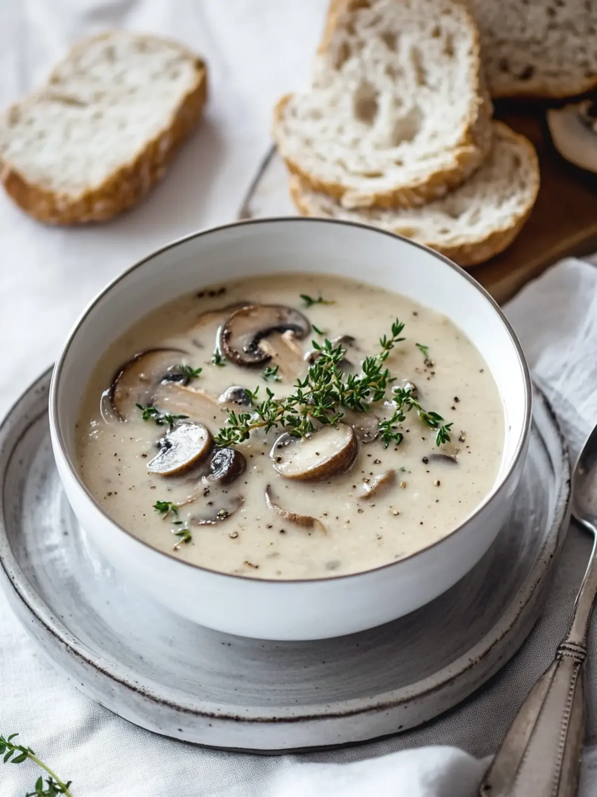 Creamy Comfort: Irresistible Homemade Cream of Mushroom Soup 2 Cream of Mushroom Soup
