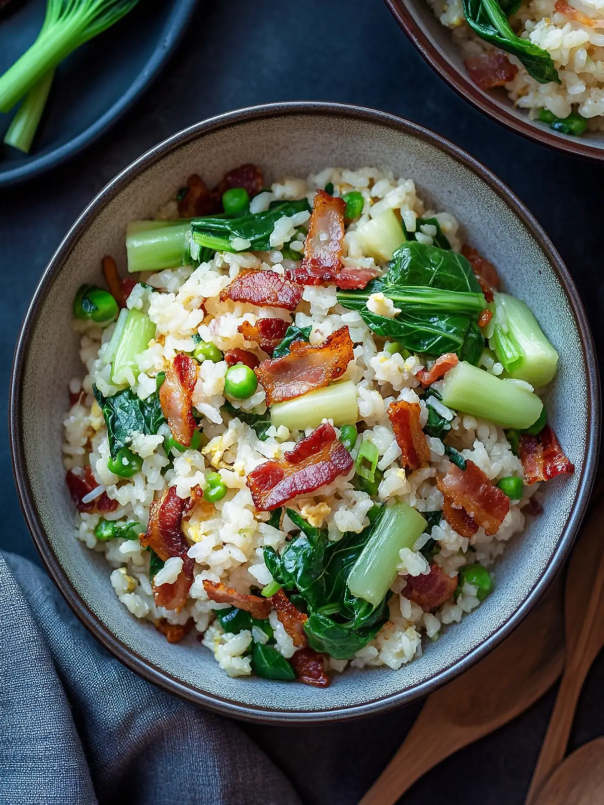Bok Choy Fried Rice with Bacon: A Flavorful Shanghai Classic 4 Bok Choy Fried Rice with Bacon