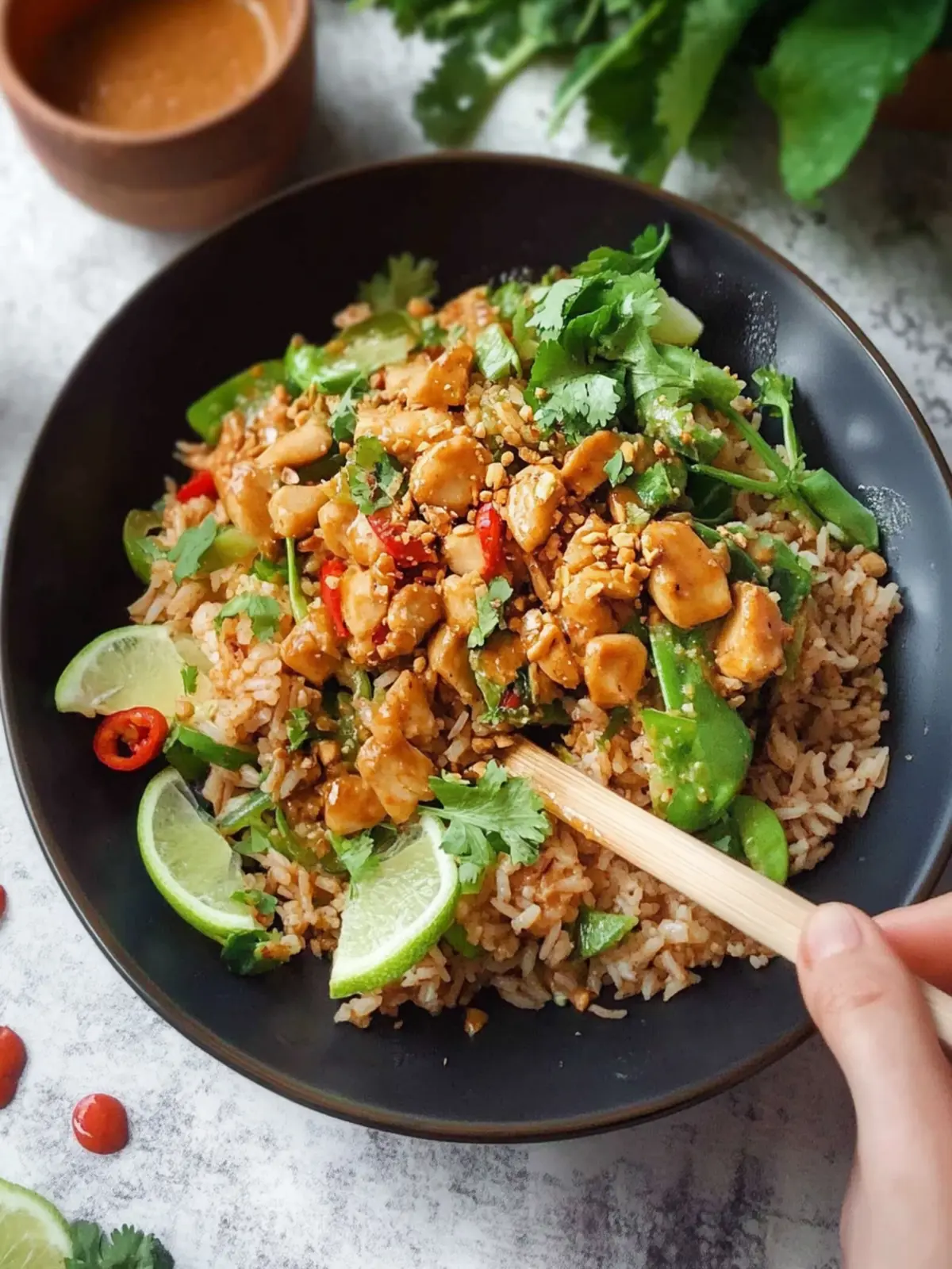 Perfectly Crisp Satay Crispy Rice Salad You’ll Crave Daily 5 Satay Crispy Rice Salad