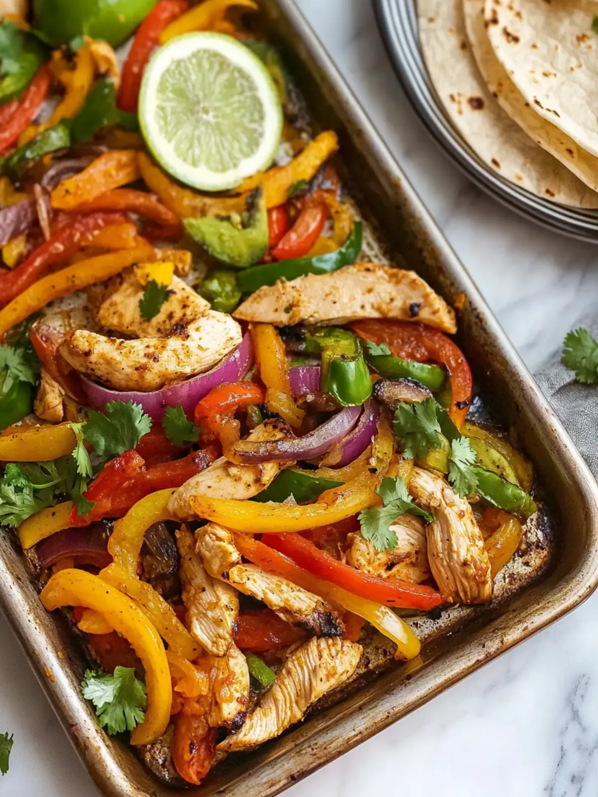 Sizzling Sheet Pan Chicken Fajitas: Easy Flavor Burst Awaits 5 Sheet Pan Chicken Fajitas