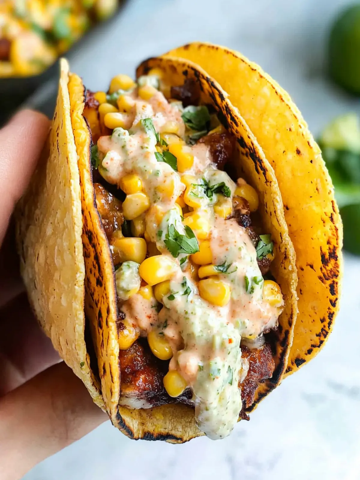 Savor the Flavor: Street Corn Smash Burger Tacos Delight 3 Street Corn Smash Burger Tacos