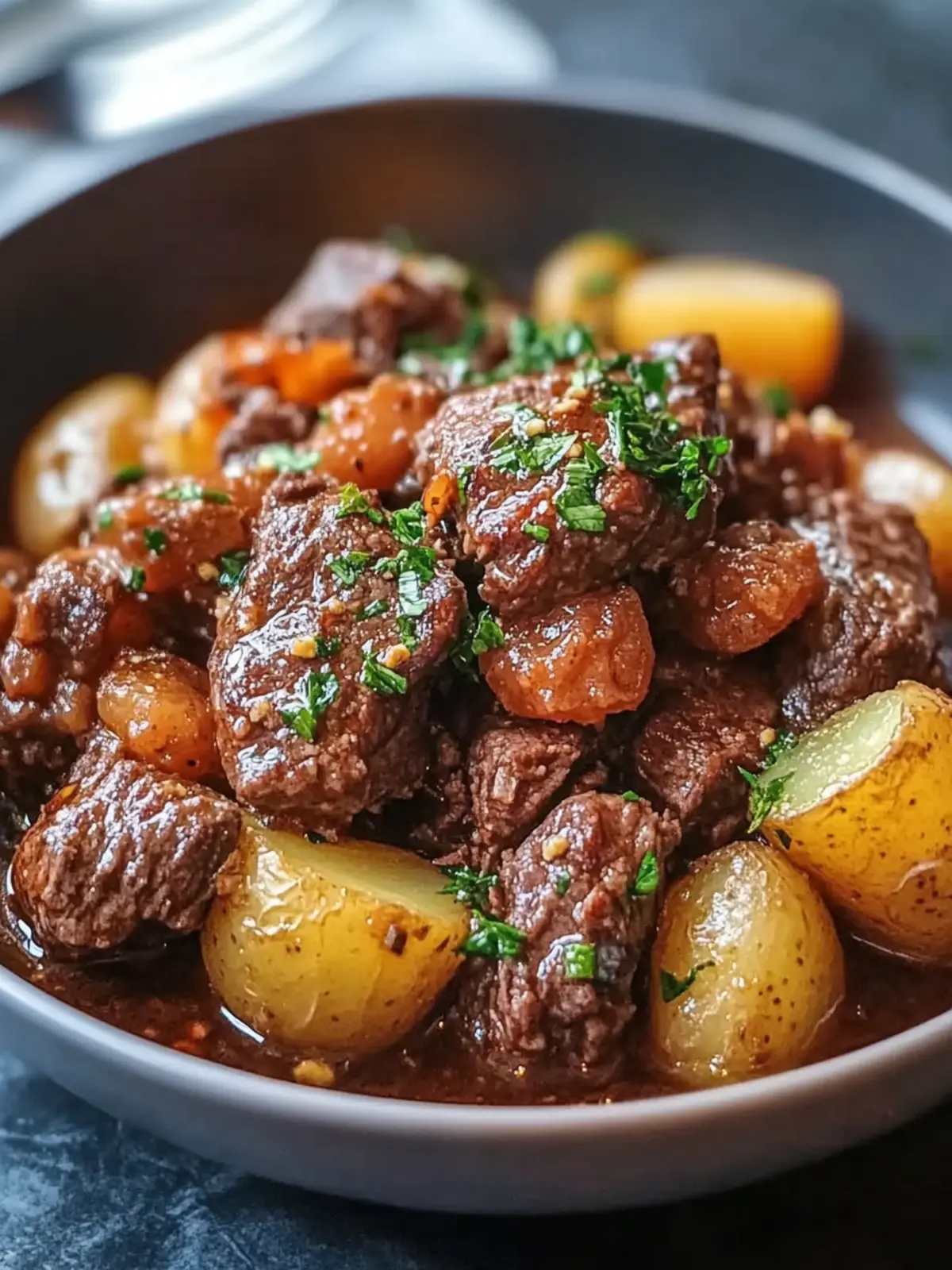 Savory Slow Cooker Garlic Butter Beef with Potatoes Delight 2 Slow Cooker Garlic Butter Beef with Potatoes