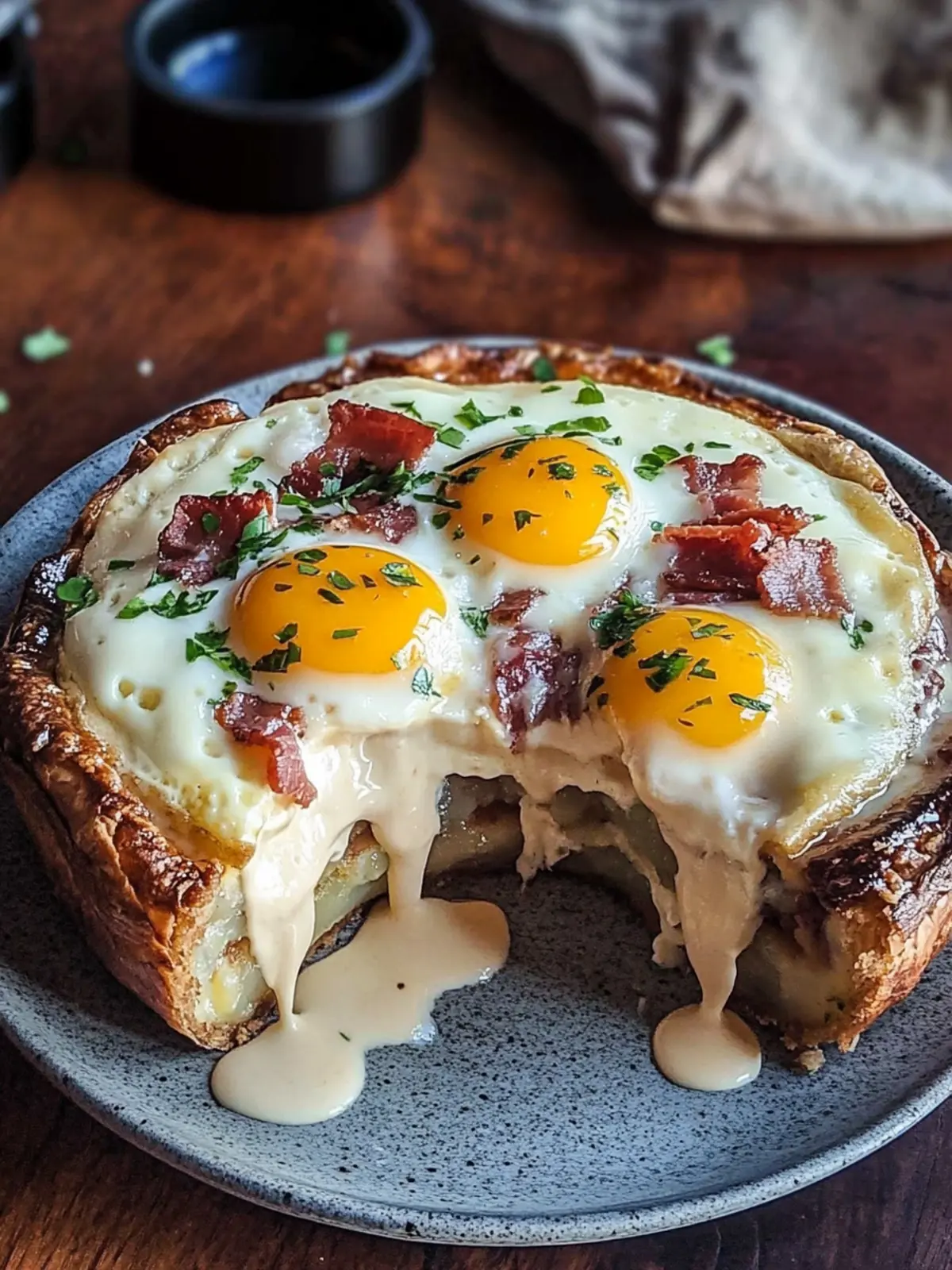 Eggs Benedict Bacon Potato Pie You'll Crave Every Weekend 3 Eggs Benedict Bacon Potato Pie