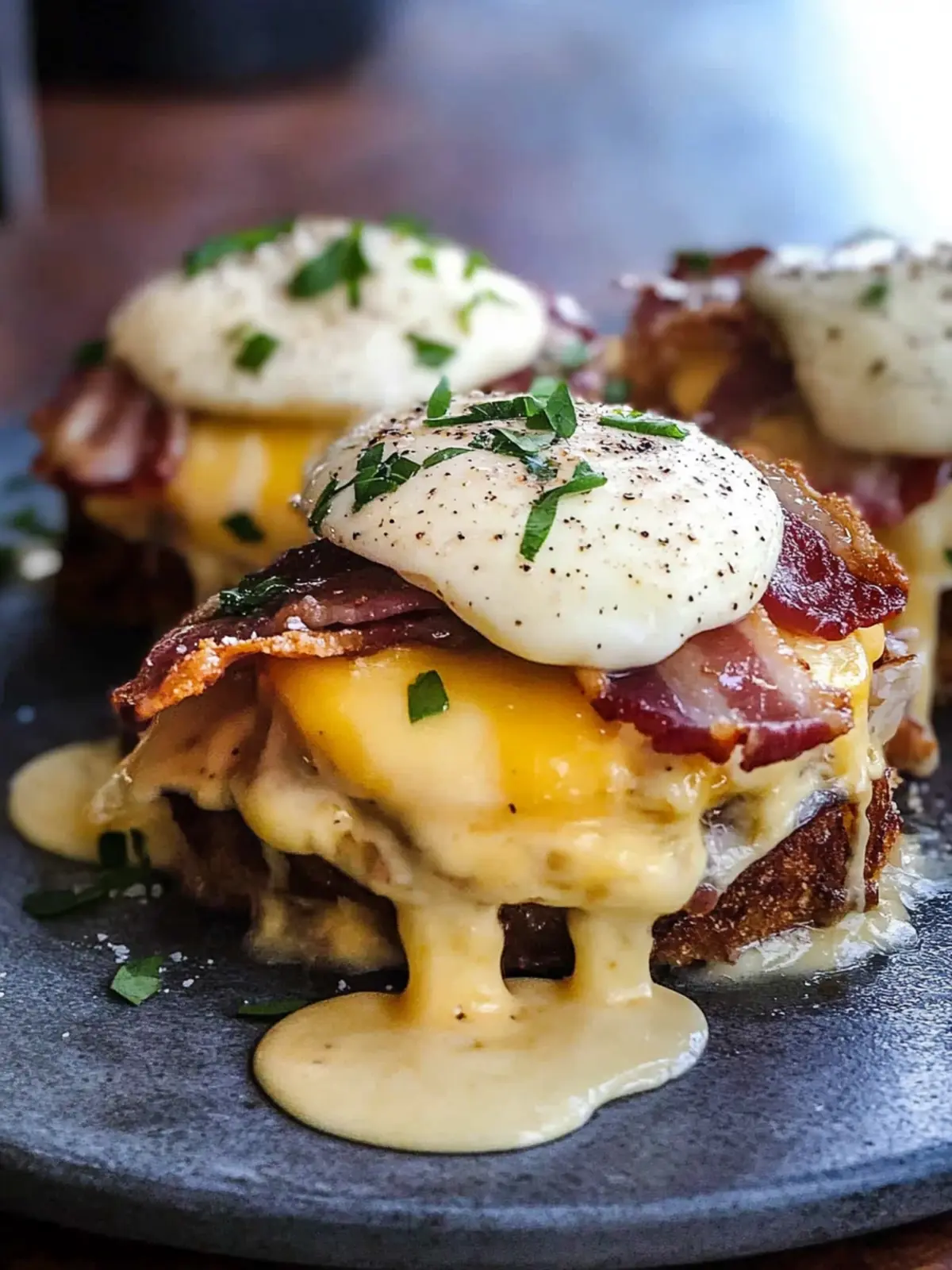 Eggs Benedict Bacon Potato Pie You'll Crave Every Weekend 2 Eggs Benedict Bacon Potato Pie