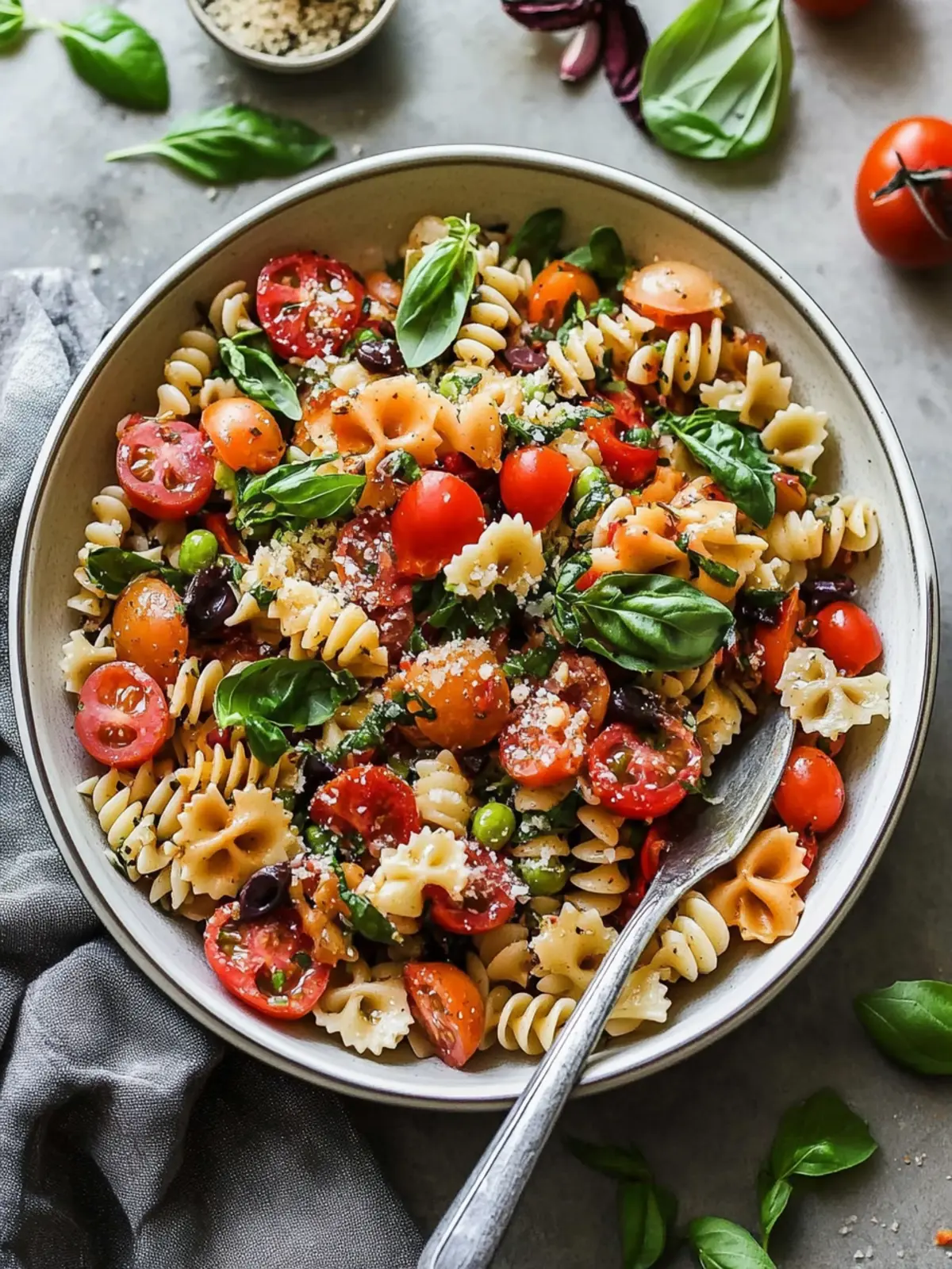Delicious Bruschetta Pasta Salad Ready in Just 30 Minutes 4 Bruschetta Pasta Salad