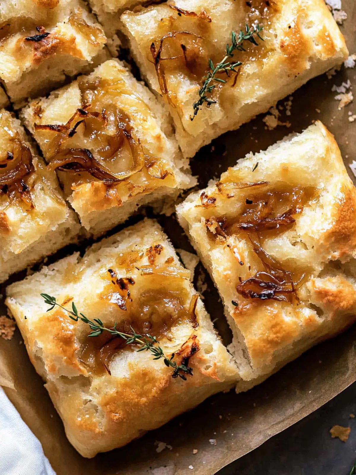 Fluffy Caramelized Onion Focaccia: Elevate Your Bread Game 4 Fluffy Caramelized Onion Focaccia