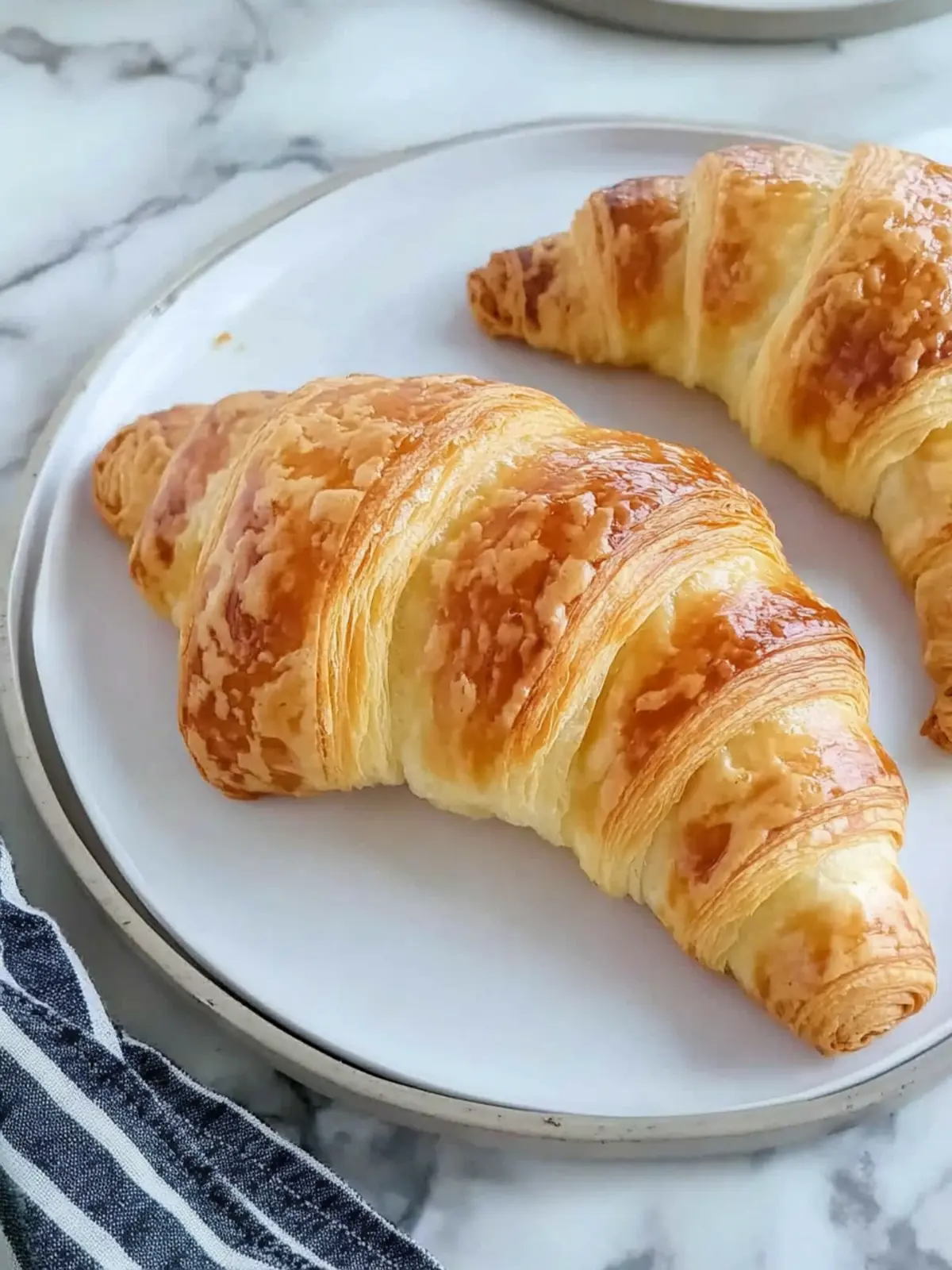 Savory Air Fryer Croissants: Quick Ham & Cheese Bliss 4 Air Fryer Croissants