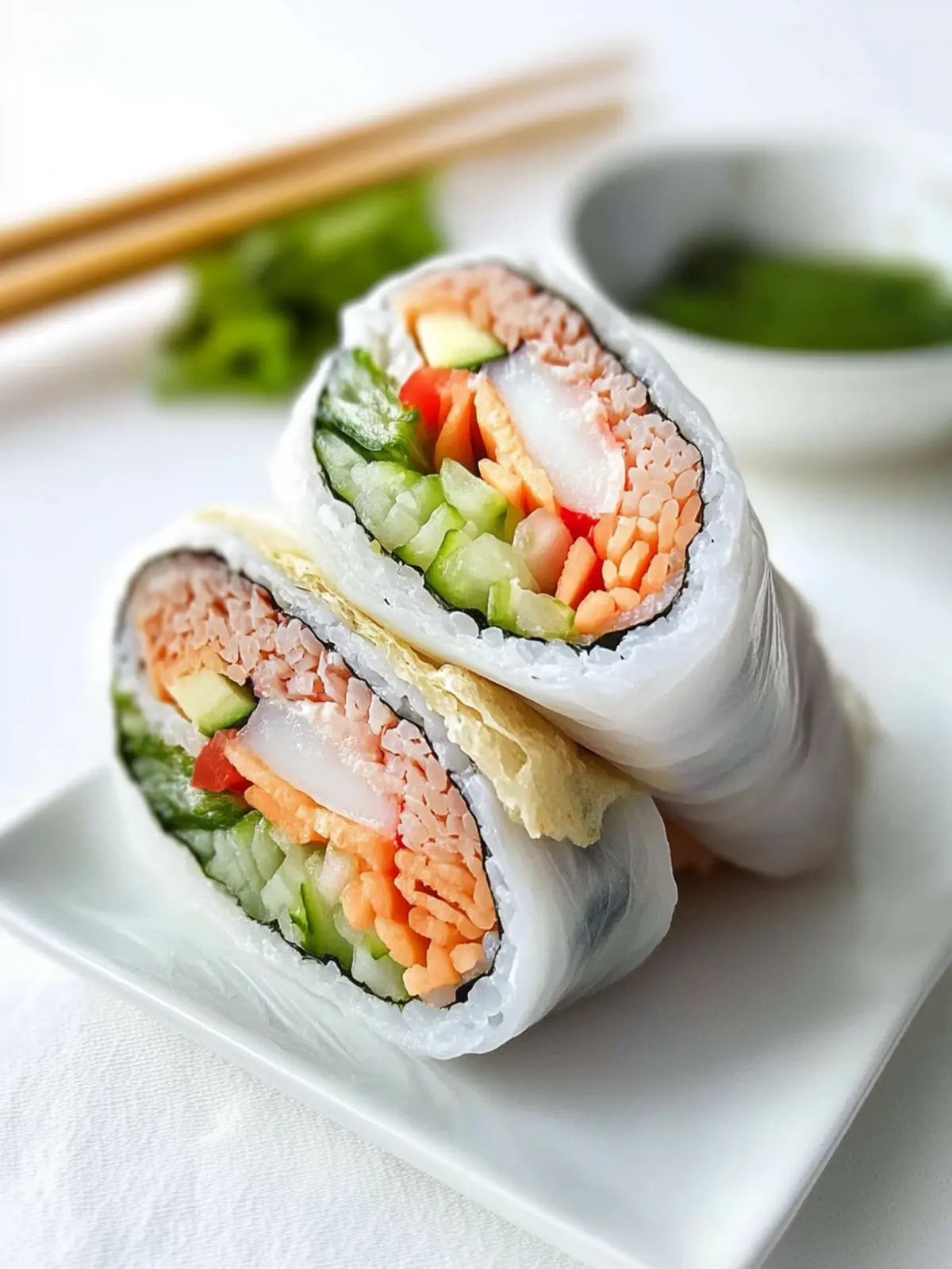 Crispy California Roll Rice Paper Sushi Sandwich You’ll Love 2 California Roll Rice Paper Sushi Sandwic