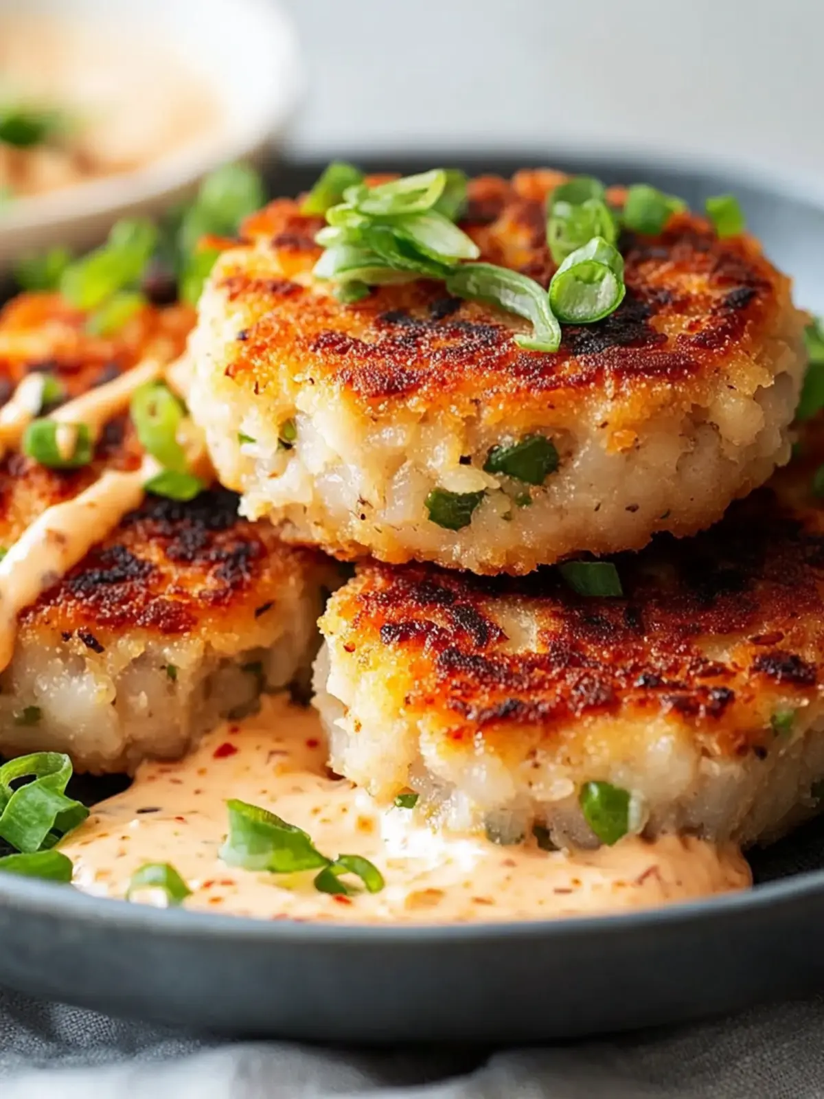Savory Bold Asian-Style Tuna Cakes with Spicy Mayo Delight 2 Bold Asian-Style Tuna Cakes with Spicy Mayo