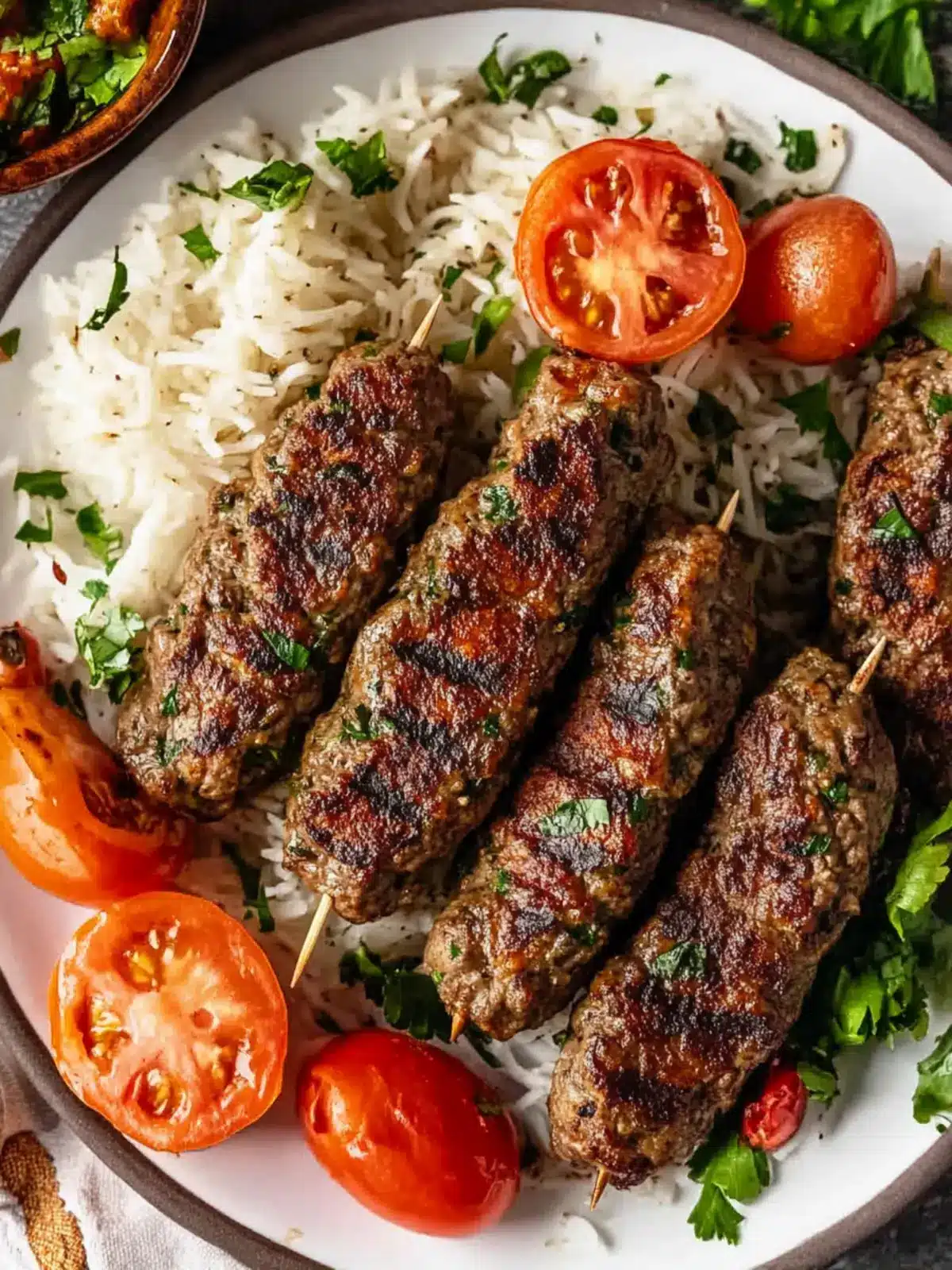 Savor Lebanese Kafta: Easy Beef or Lamb Grilling Delight 2 Lebanese Kafta (Beef or Lamb)