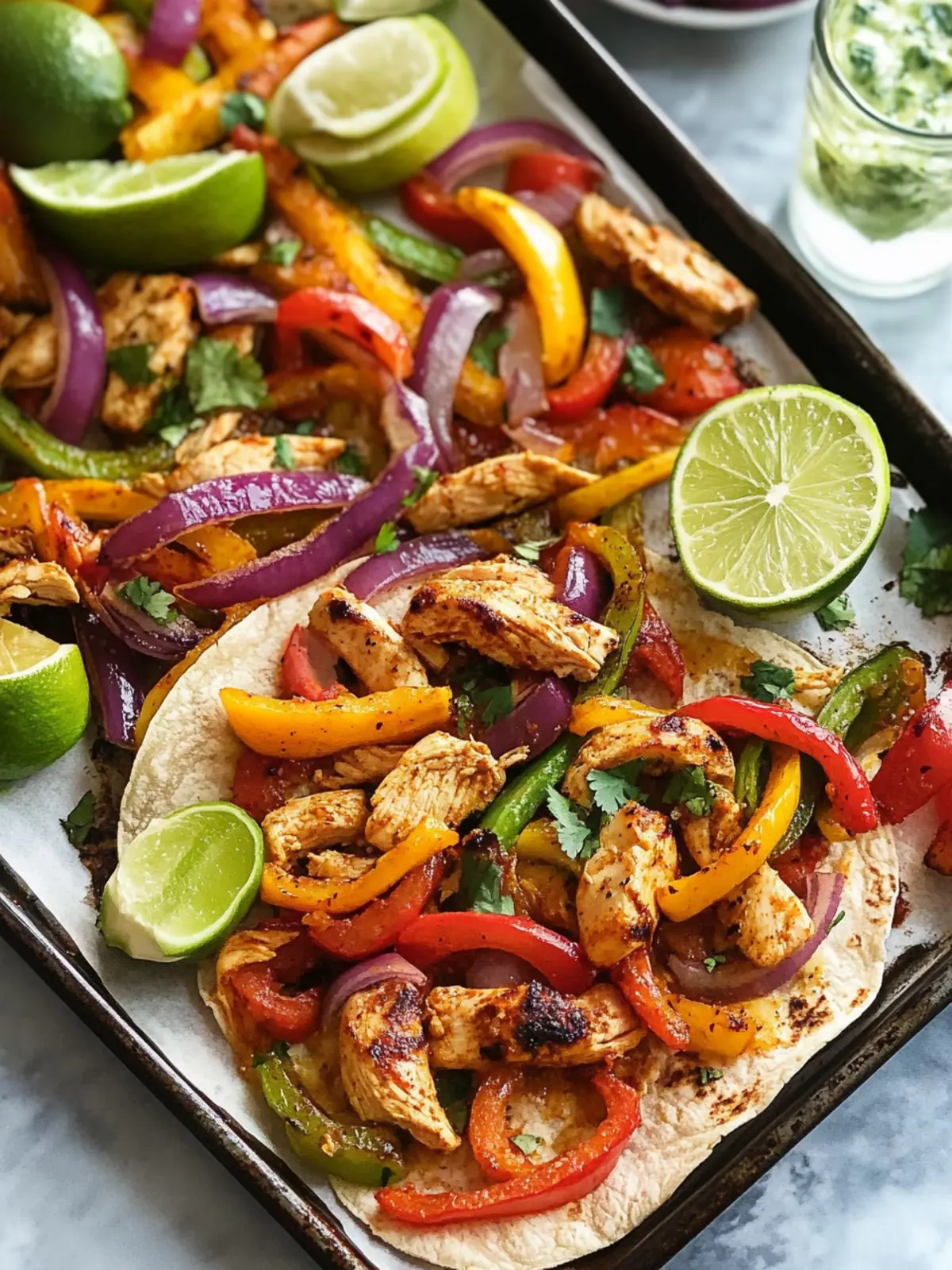 Sizzling Sheet Pan Chicken Fajitas: Easy Flavor Burst Awaits 3 Sheet Pan Chicken Fajitas