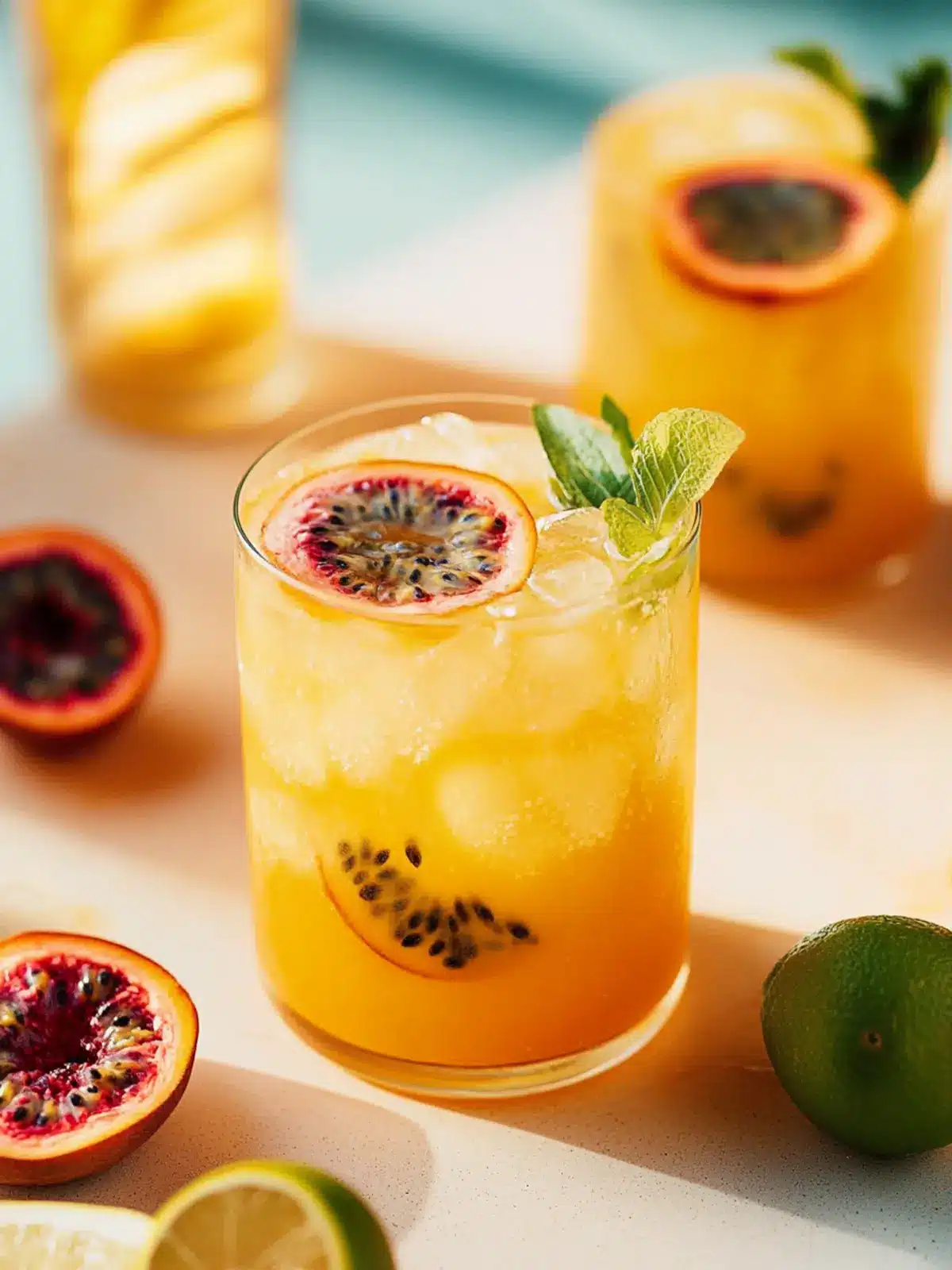 Fizzy Passionfruit Spritz: Your Ultimate Summer Cocktail 2 Passionfruit Spritz