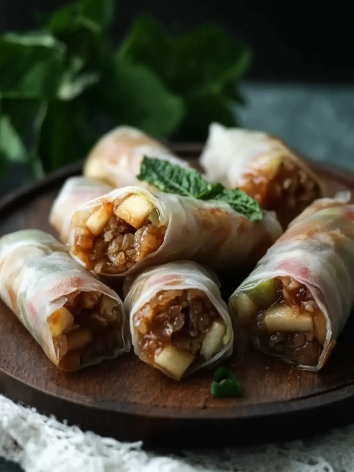 Delicious Baked Apple Pie Rice Paper Rolls You’ll Love 3 Baked Apple Pie Rice Paper Rolls